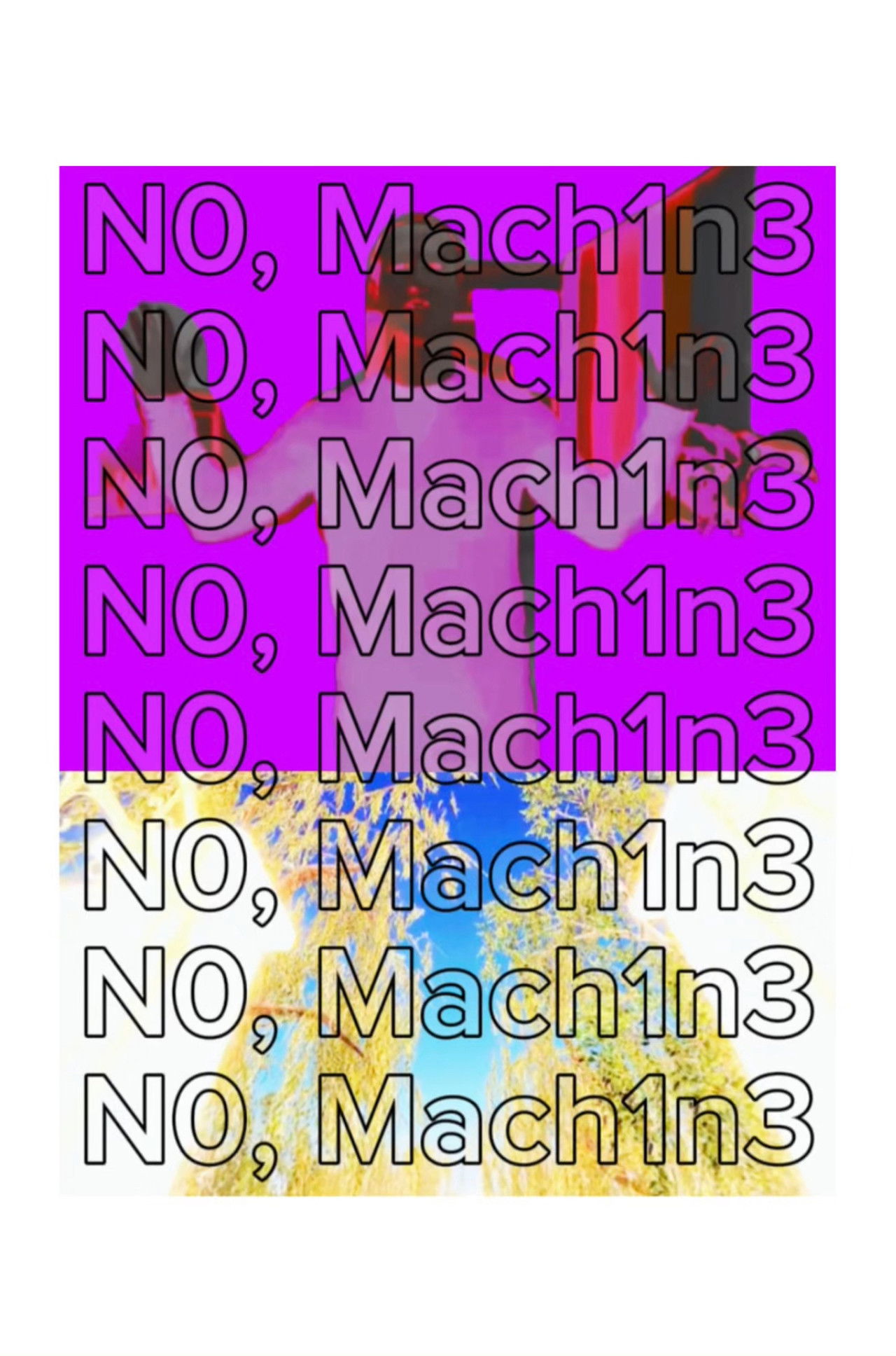 NO, MACHINE Backdrop
