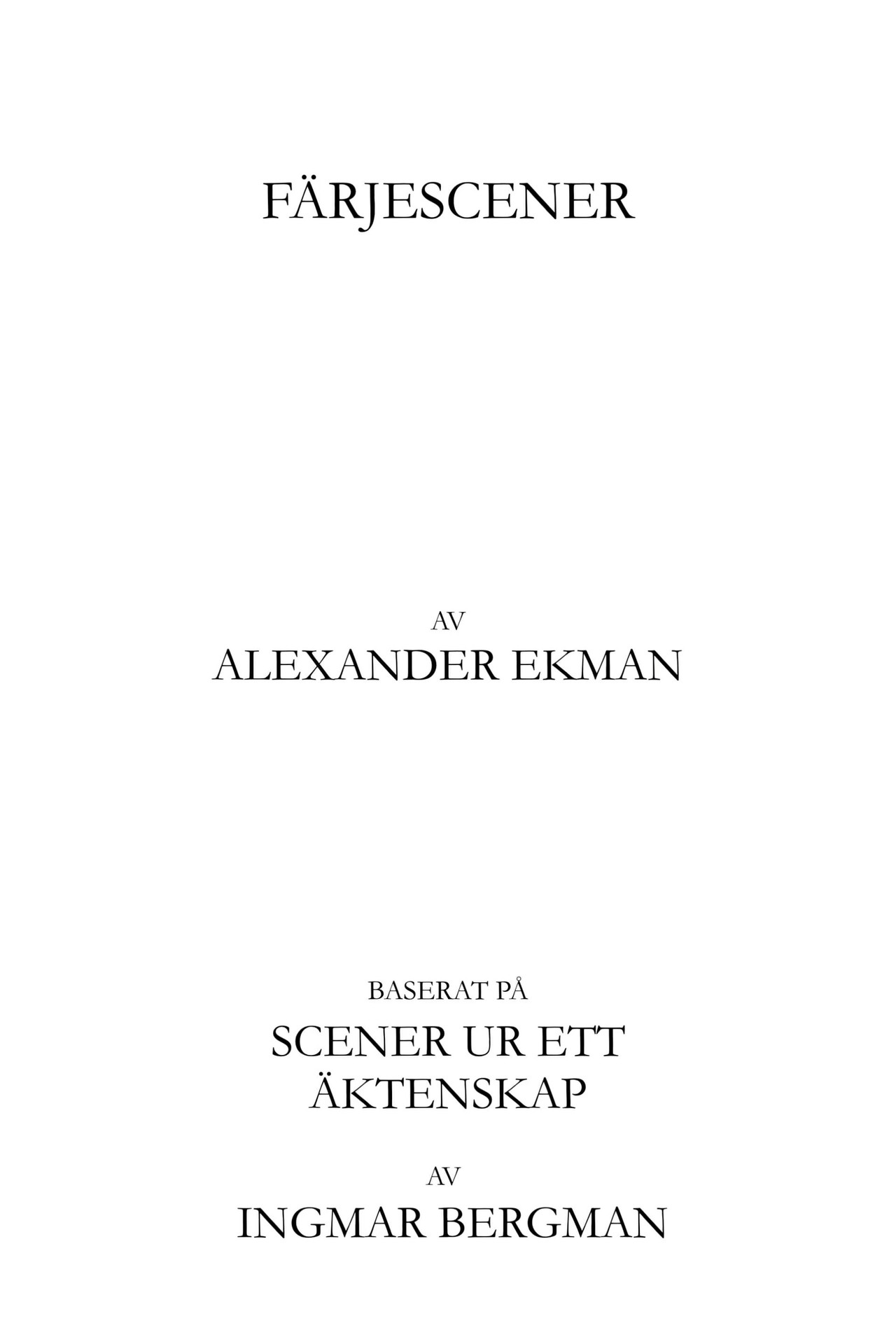 Färjescener filmaffisch
