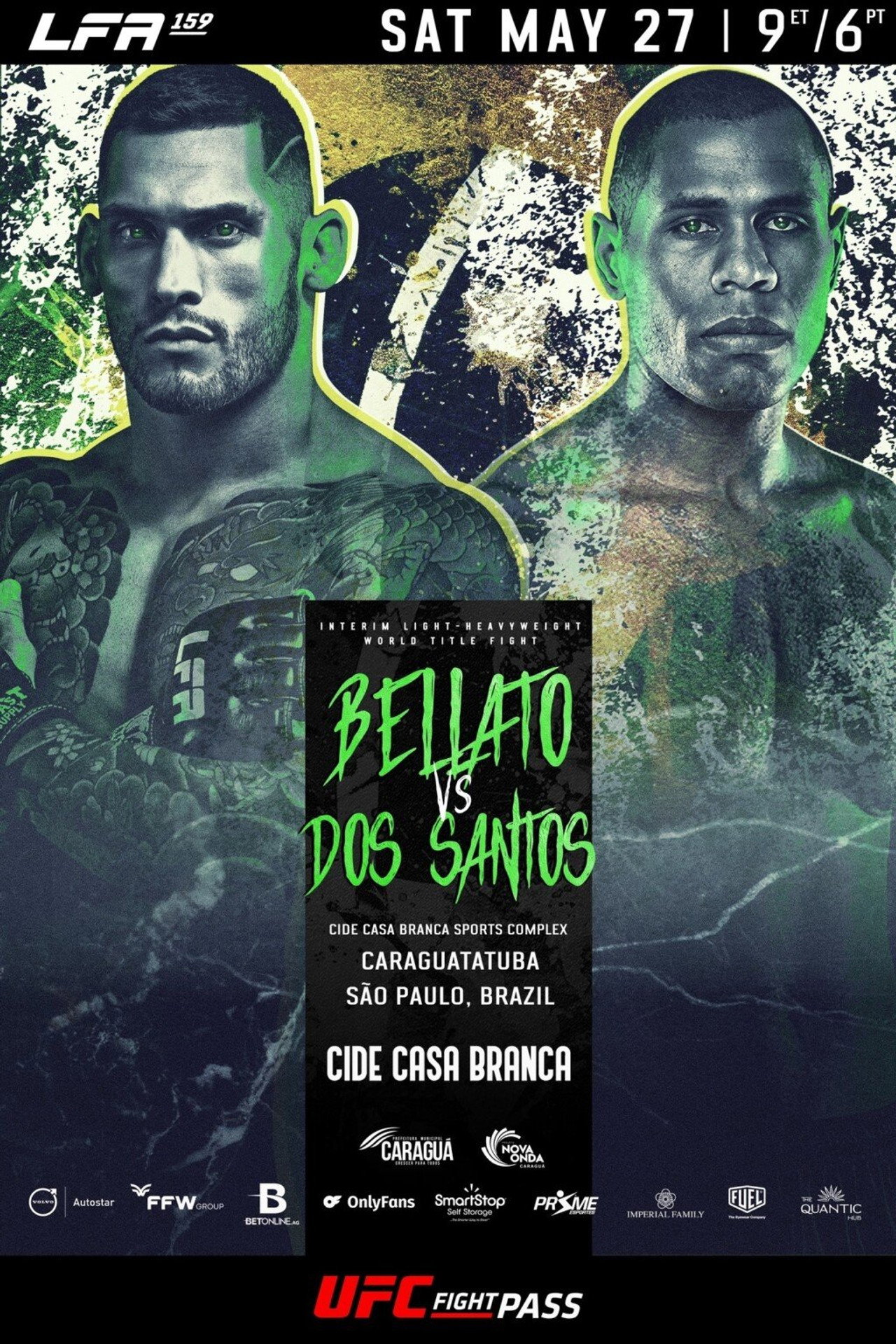 LFA 159: Bellato vs. dos Santos filmaffisch