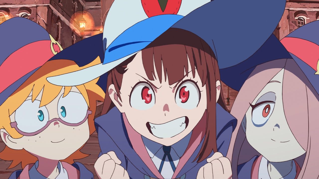 Scen från Little Witch Academia: The Enchanted Parade