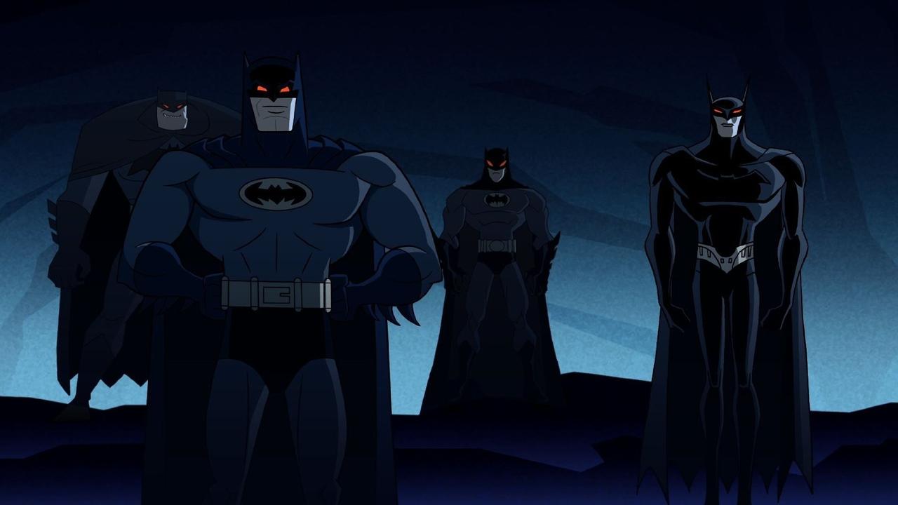 Scen från Batman Beyond Darwyn Cooke's Batman 75th Anniversary Short