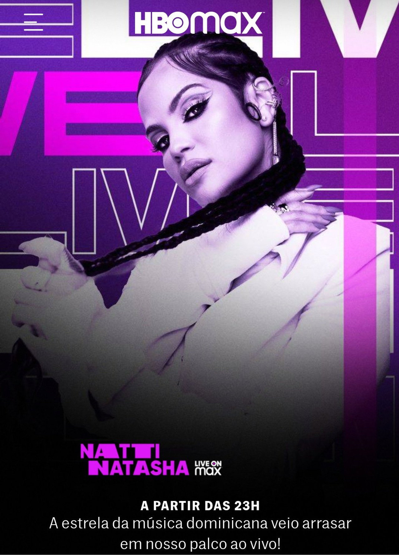 Natti Natasha: Live on Max filmaffisch