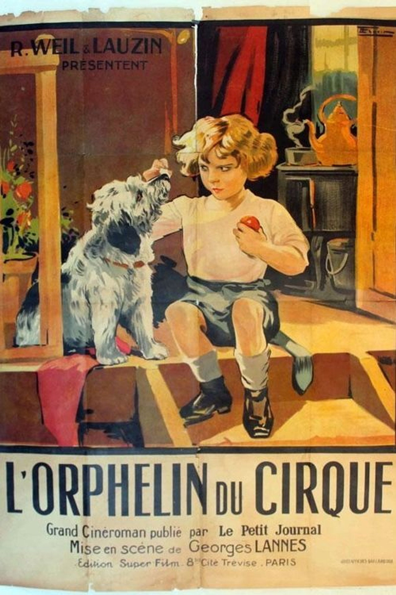 L'orphelin du cirque filmaffisch