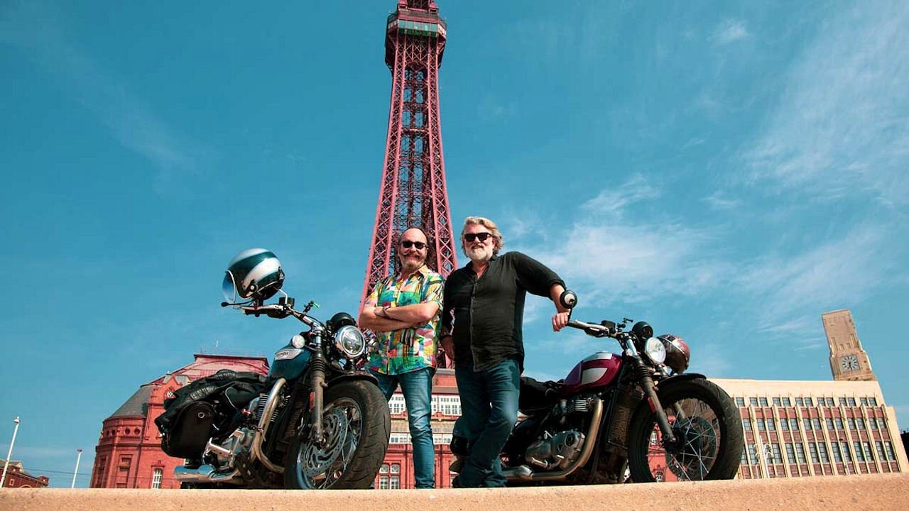 The Hairy Bikers Go North background