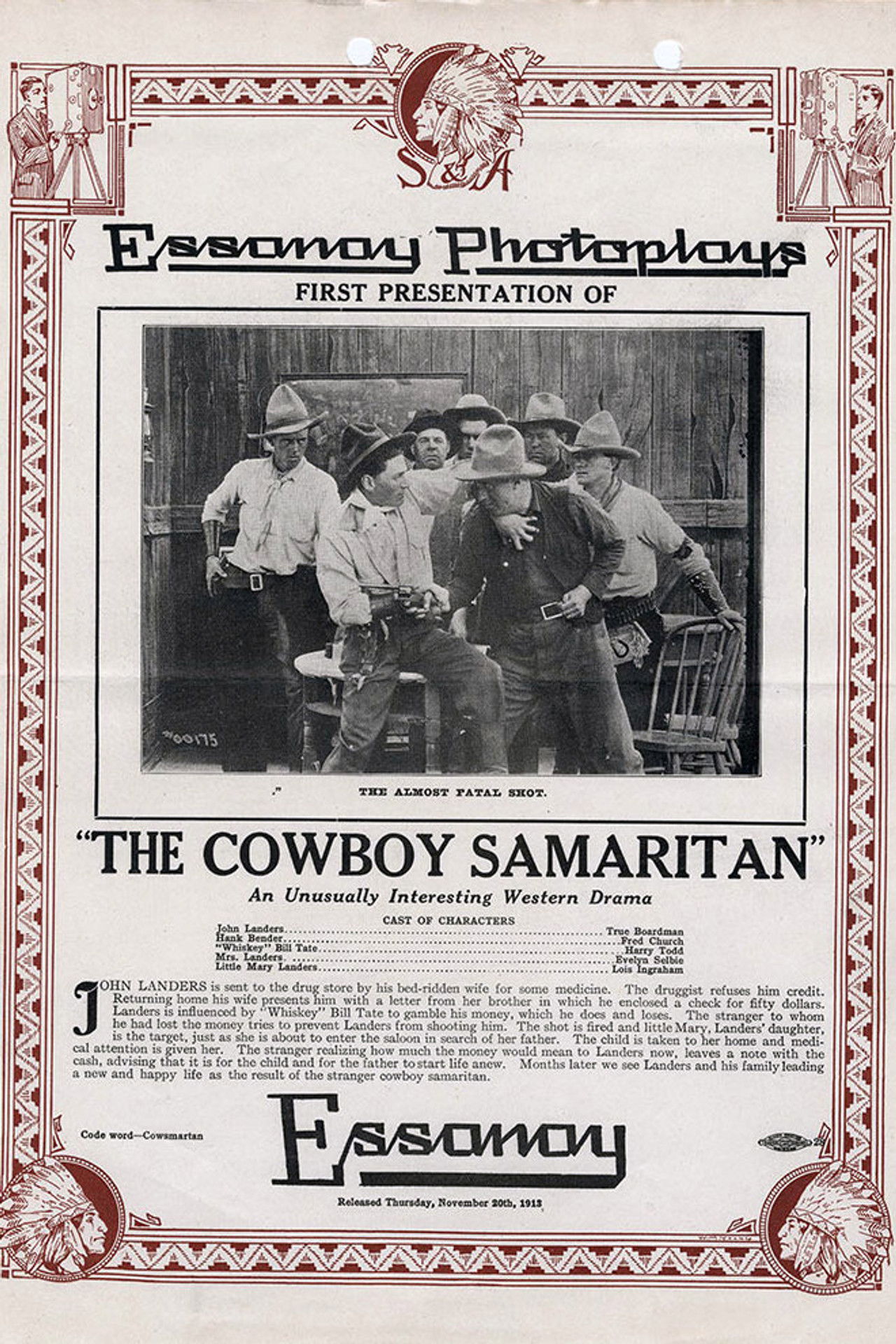 The Cowboy Samaritan Backdrop