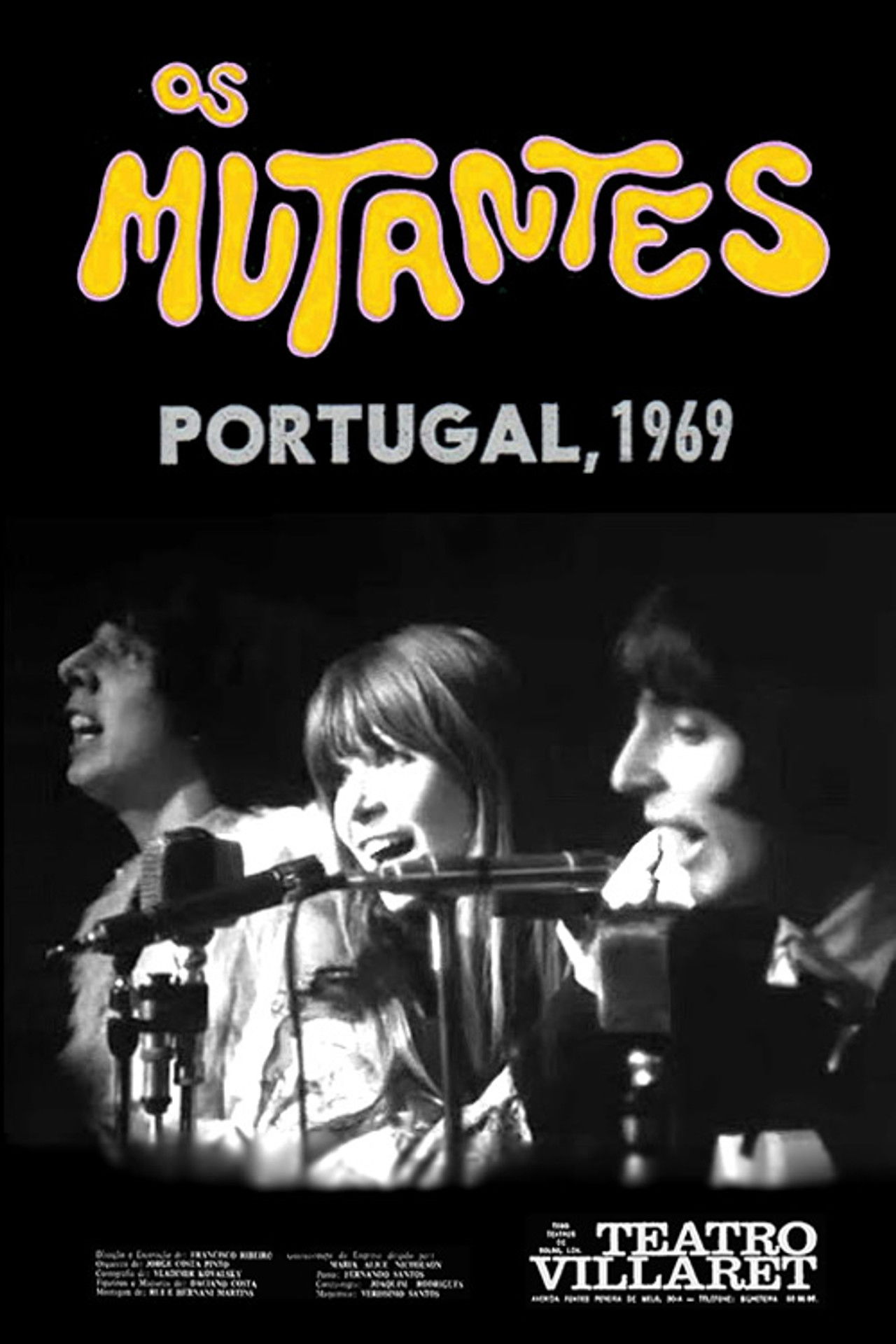 Os Mutantes: Teatro Villaret, Lisboa, Portugal, 1969 Backdrop
