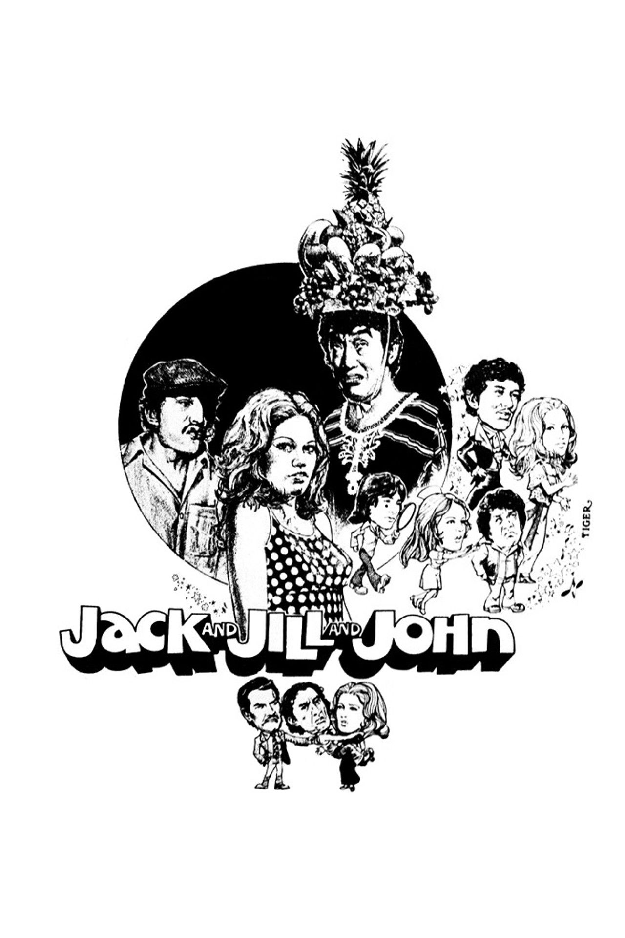 Jack and Jill and John Backdrop