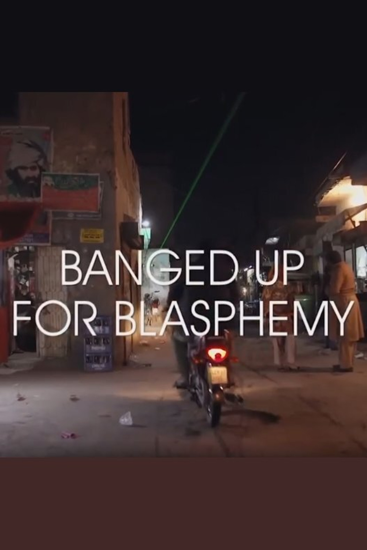 Banged Up for Blasphemy Backdrop