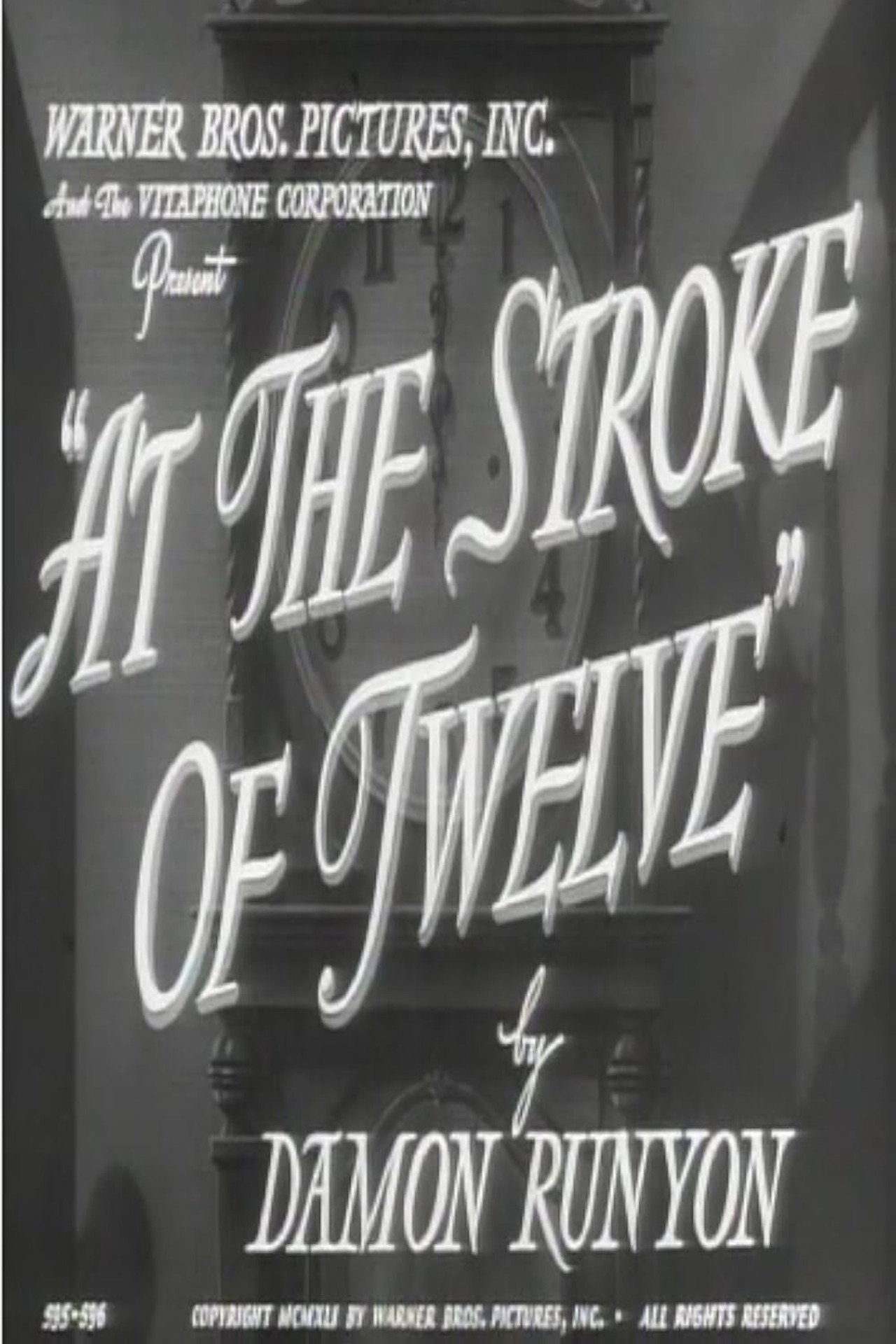 At the Stroke of Twelve poster