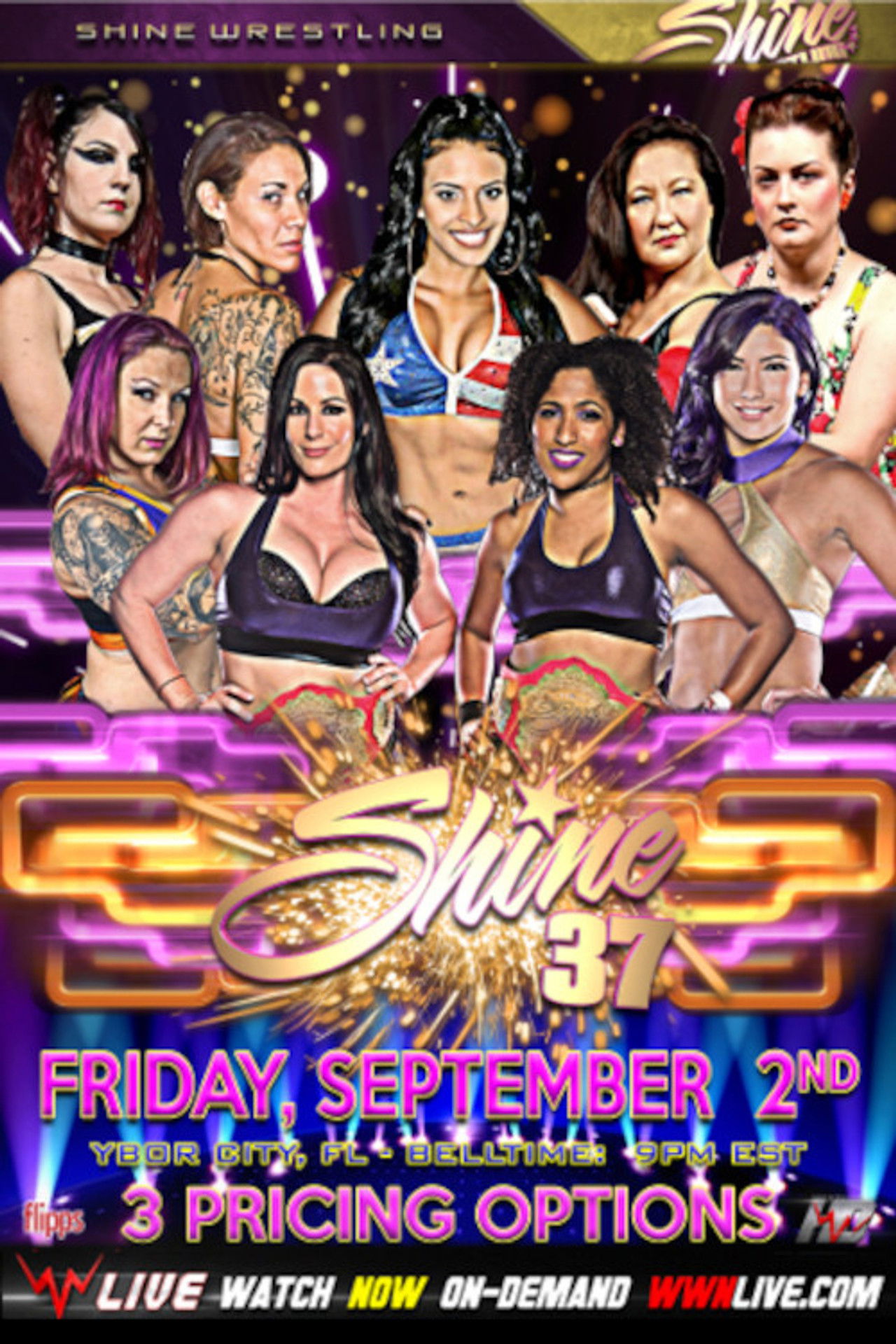 SHINE 37 Backdrop