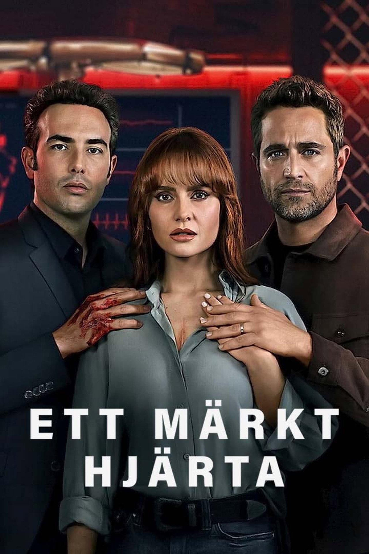 Ett märkt hjärta affisch