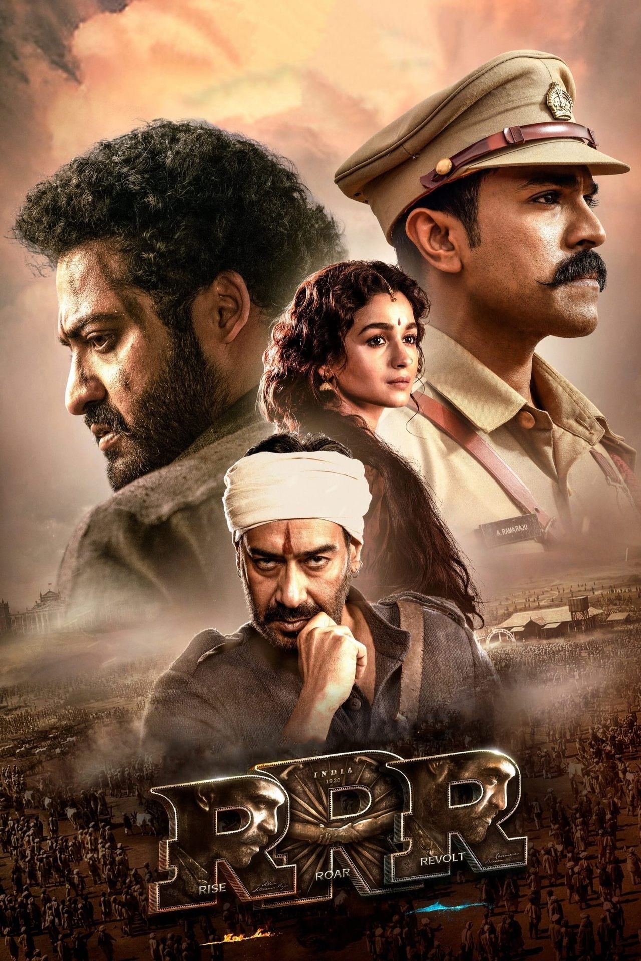 Roudram Ranam Rudhiram (RRR) poster