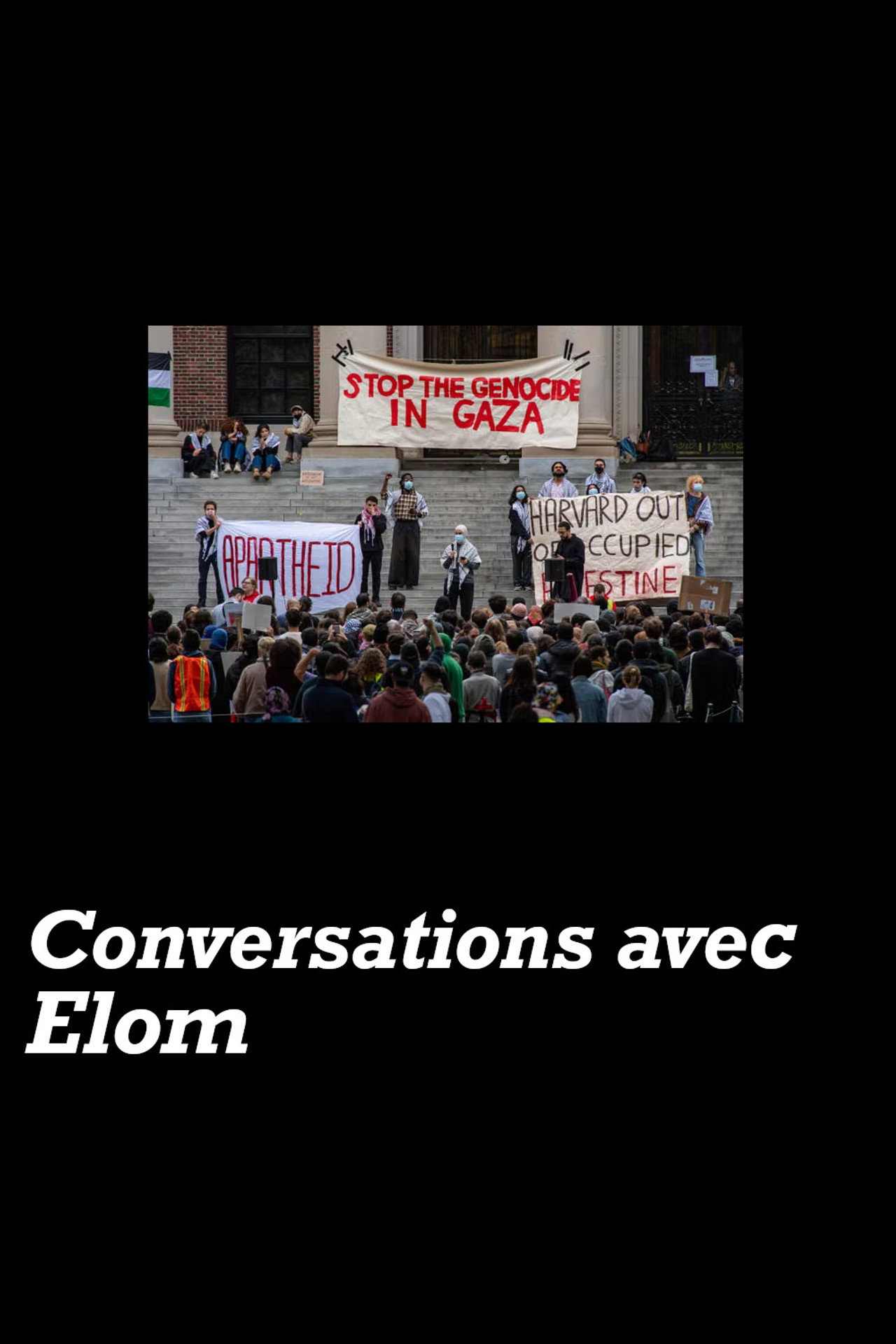 Conversations avec Elom poster