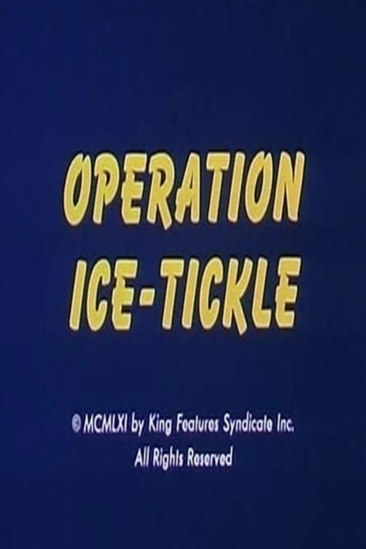 Operation Ice-Tickle Backdrop
