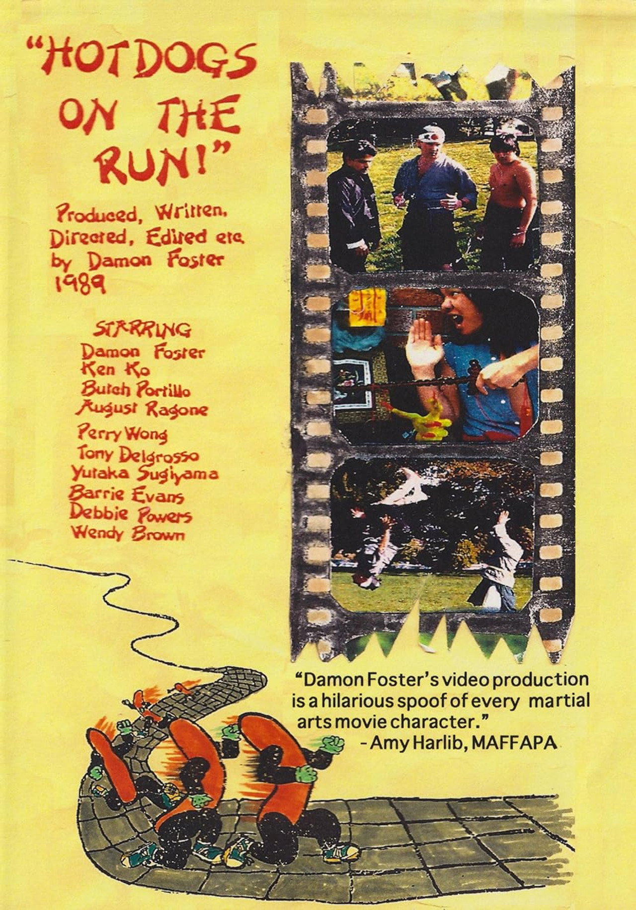 Hot Dogs on the Run Backdrop