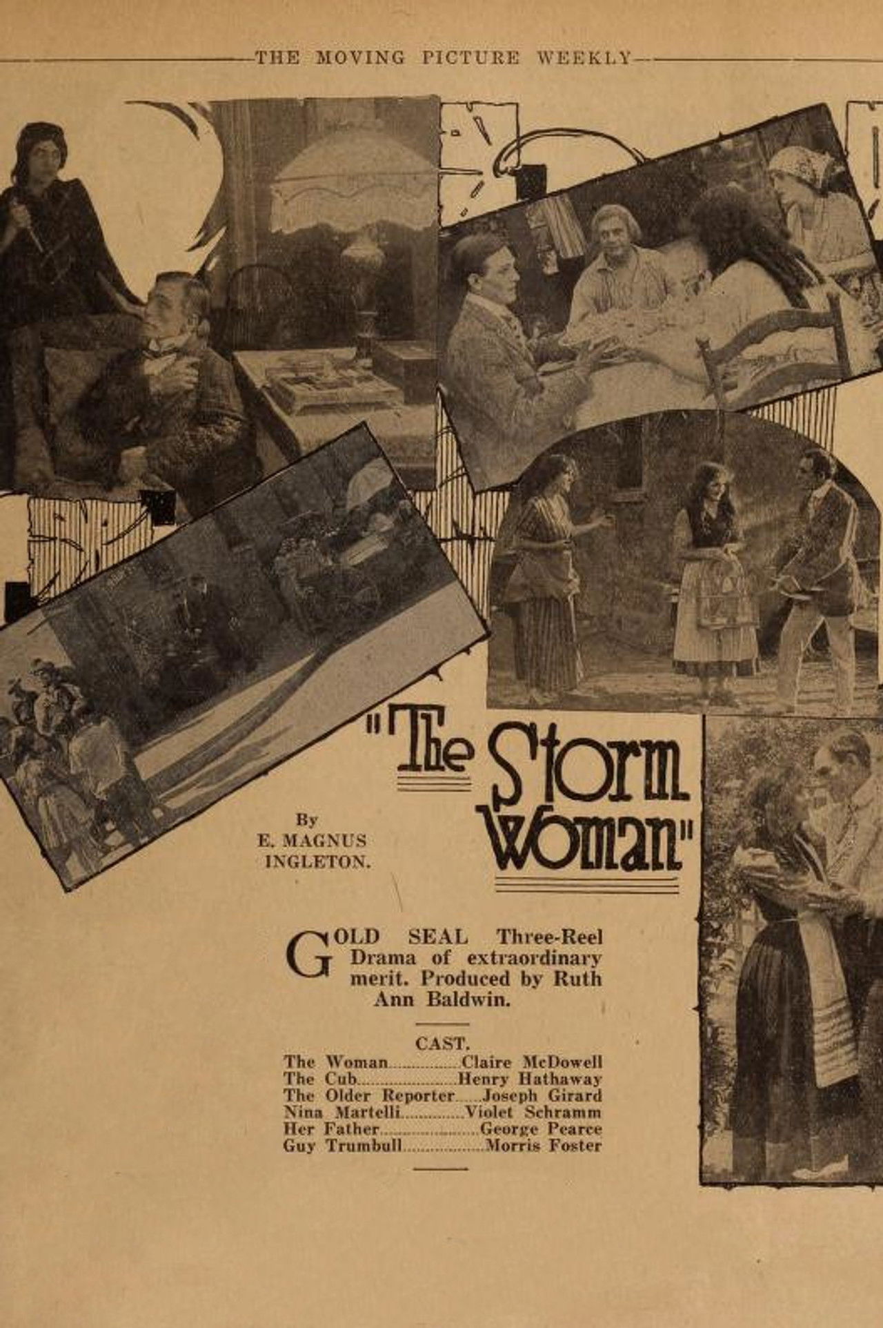 The Storm Woman Backdrop