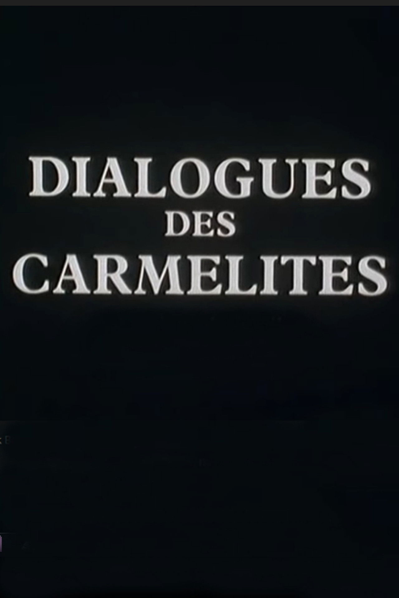 Dialogues des Carmélites Backdrop