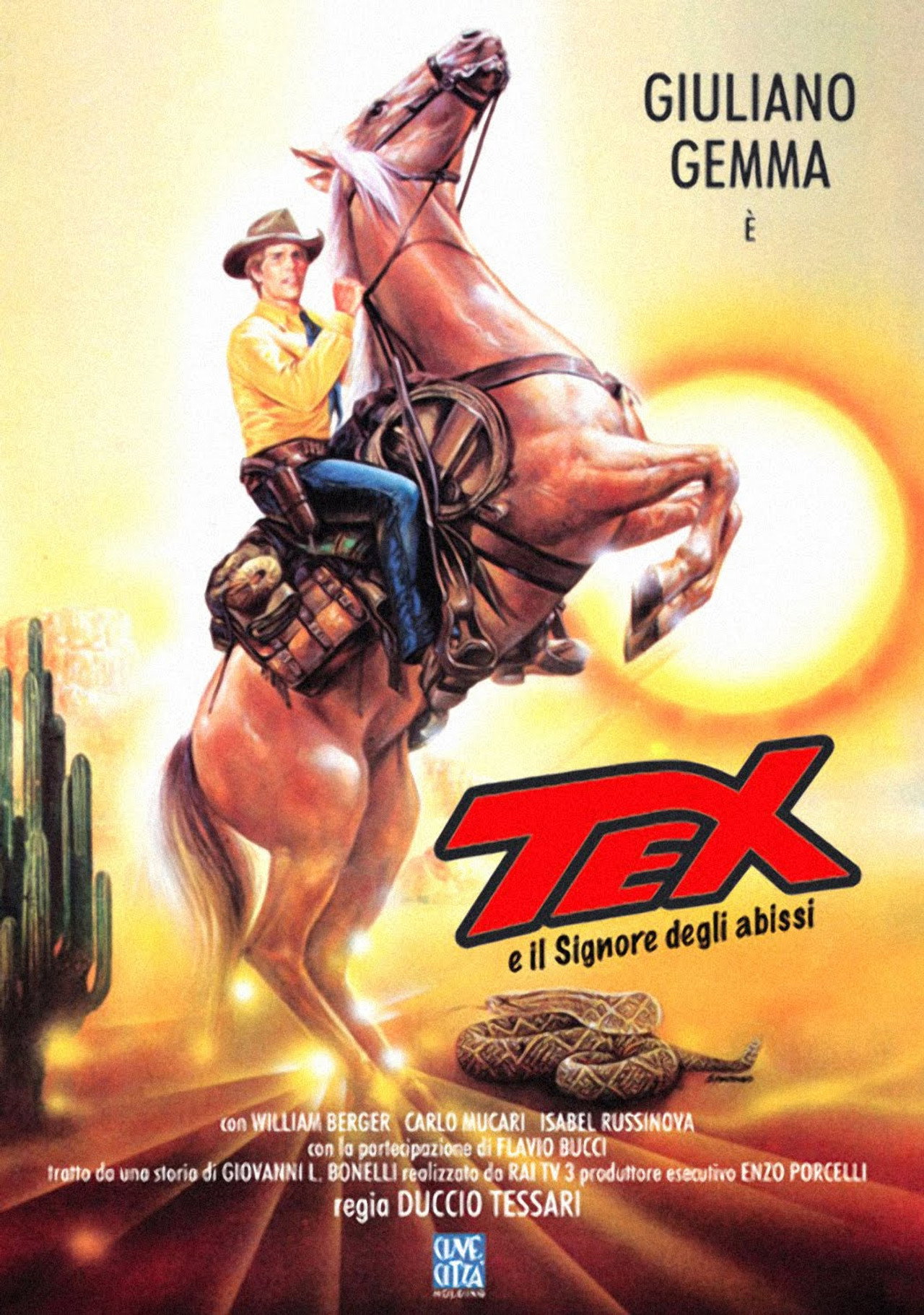 Tex e il signore degli abissi filmaffisch