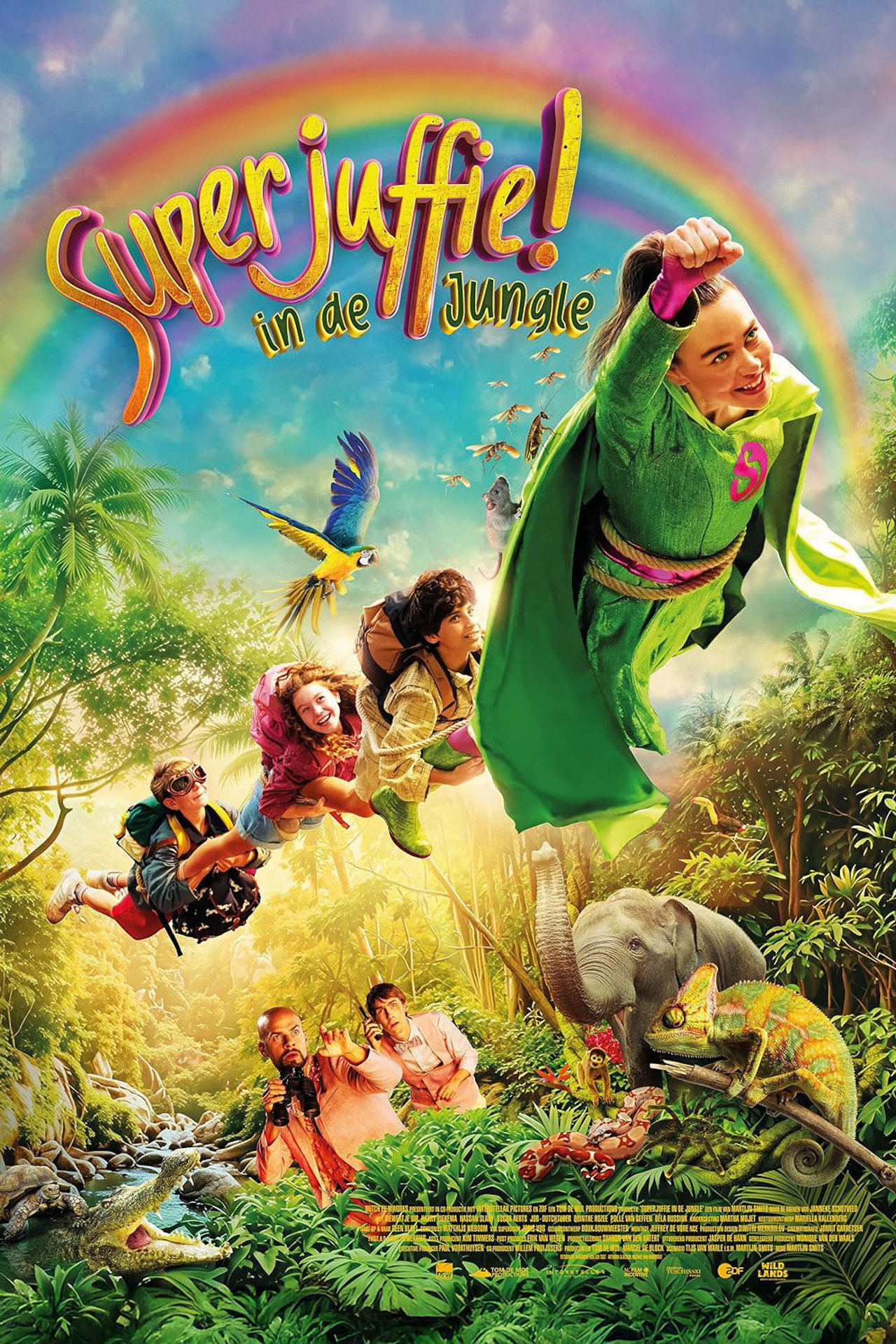 Superjuffie in de jungle filmaffisch
