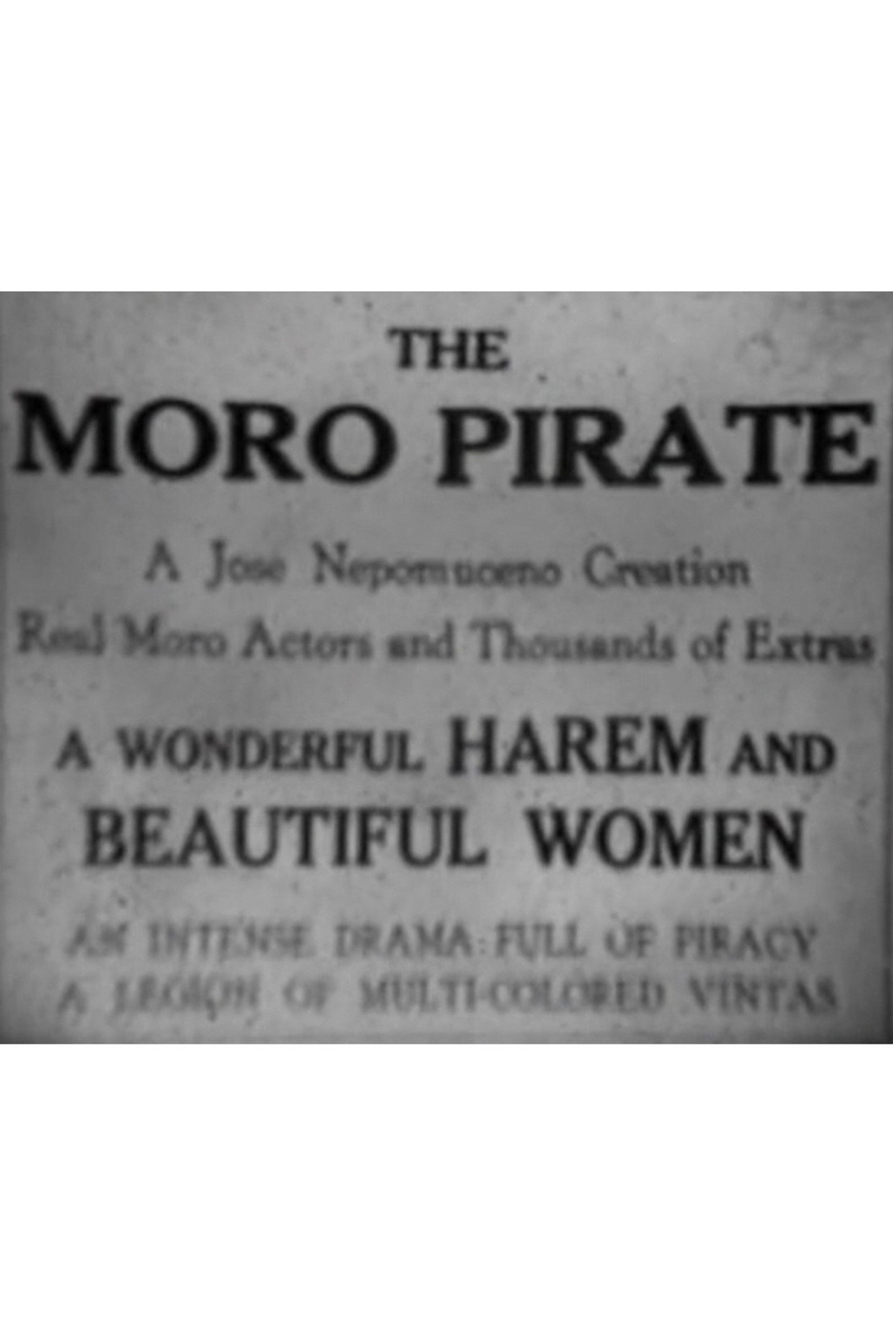 The Moro Pirate filmaffisch