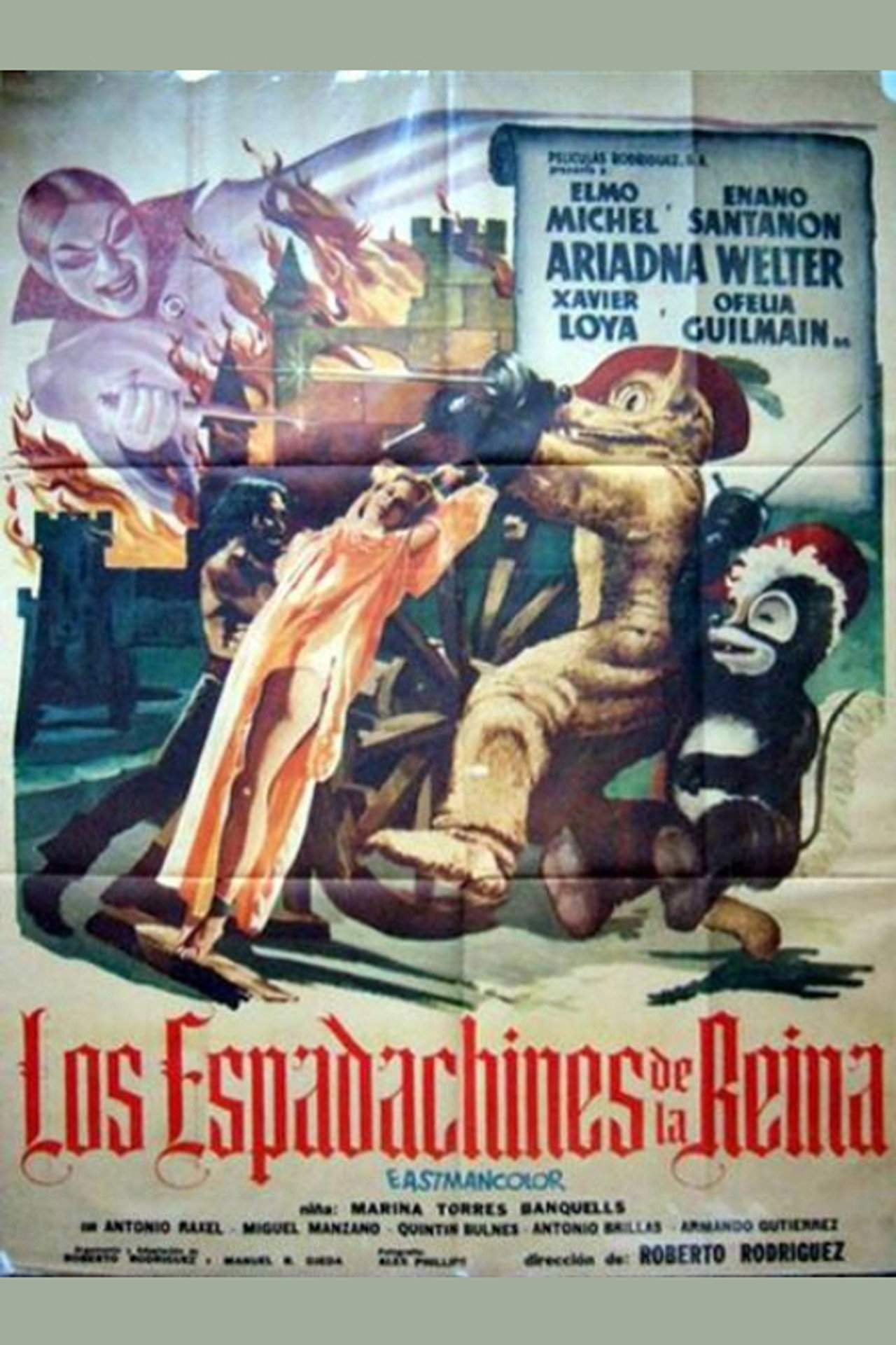 Los espadachines de la reina filmaffisch