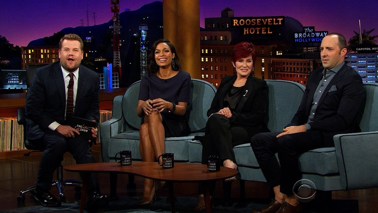 The Late Late Show with James Corden - Season 1 Episode 15 : Rosario Dawson, Sharon Osbourne, Tony Hale