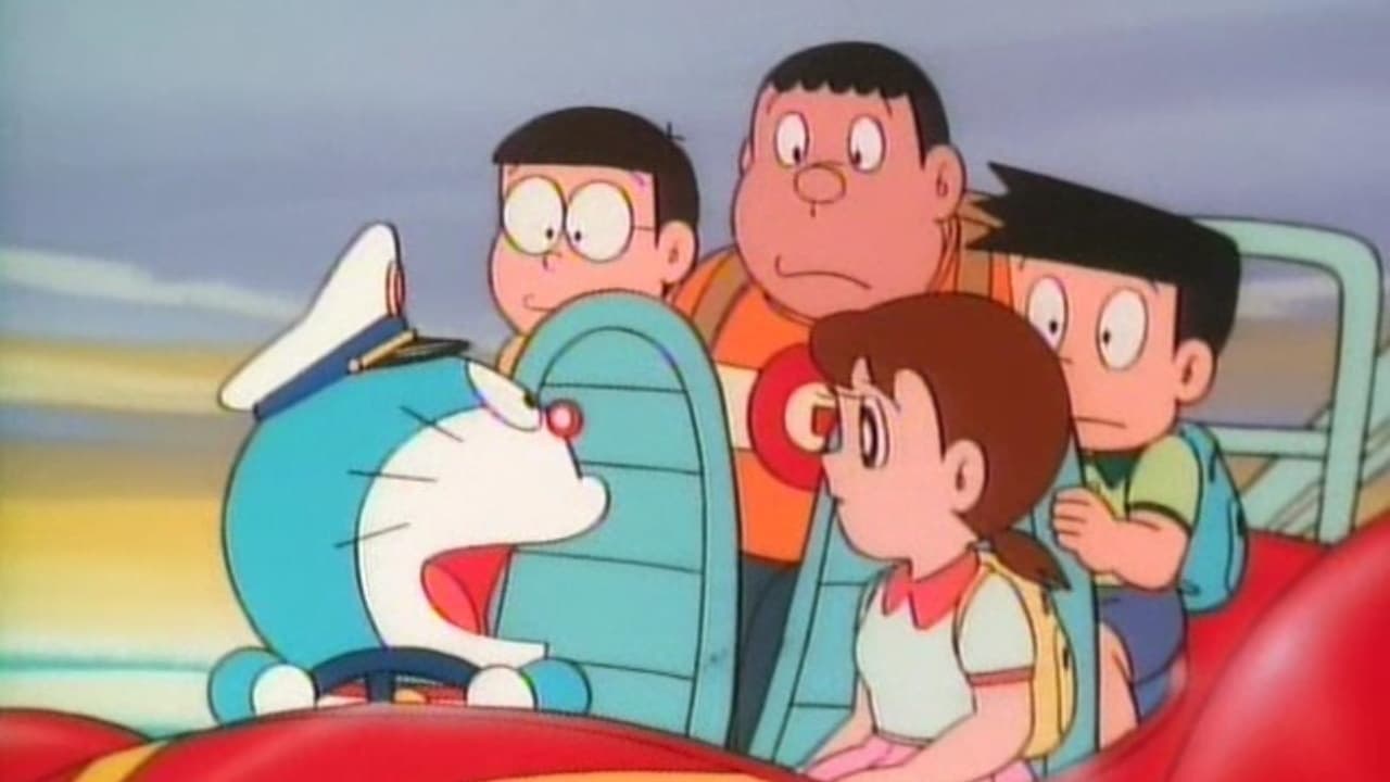 Scen från Doraemon: Nobita and the Castle of the Undersea Devil