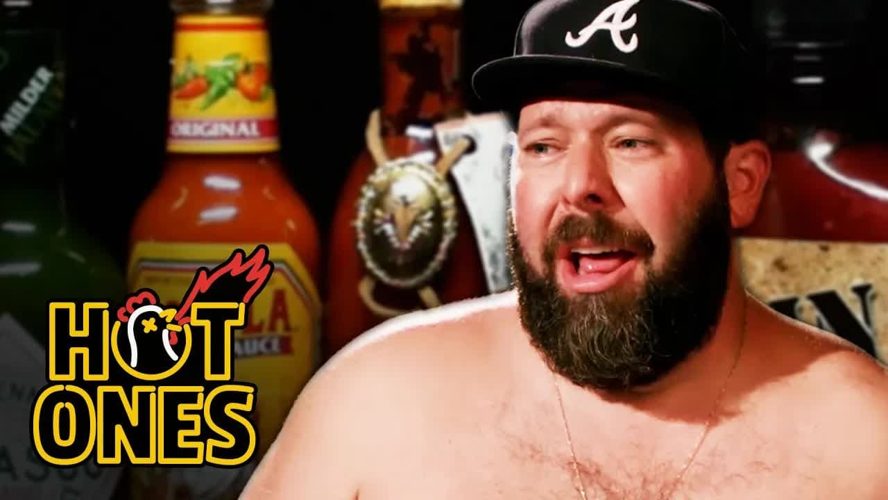 Hot Ones - Season 2 Episode 24 : Bert Kreischer Sweats Profusely Eating Spicy Wings