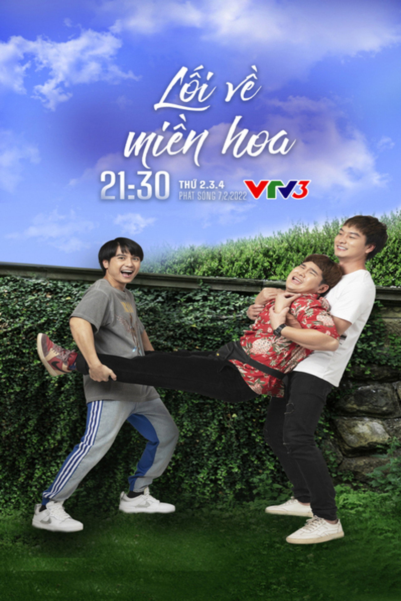 Lối về miền hoa affisch