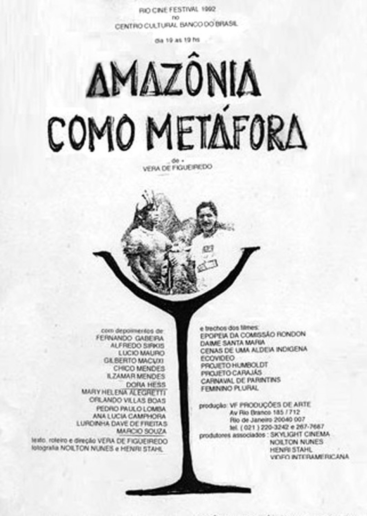 Amazônia como Metáfora filmaffisch