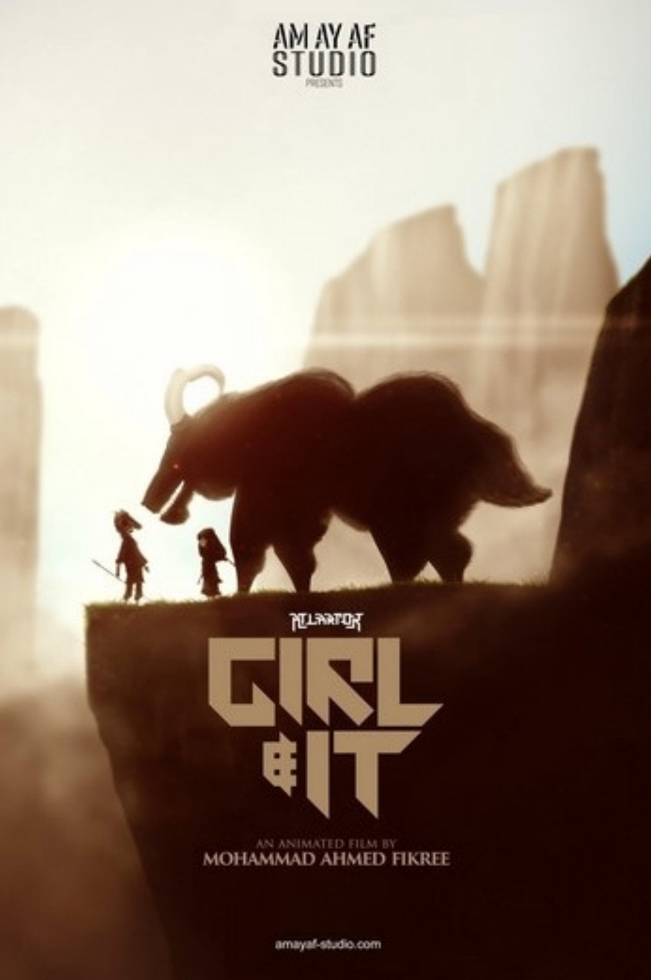 Girl & It Backdrop