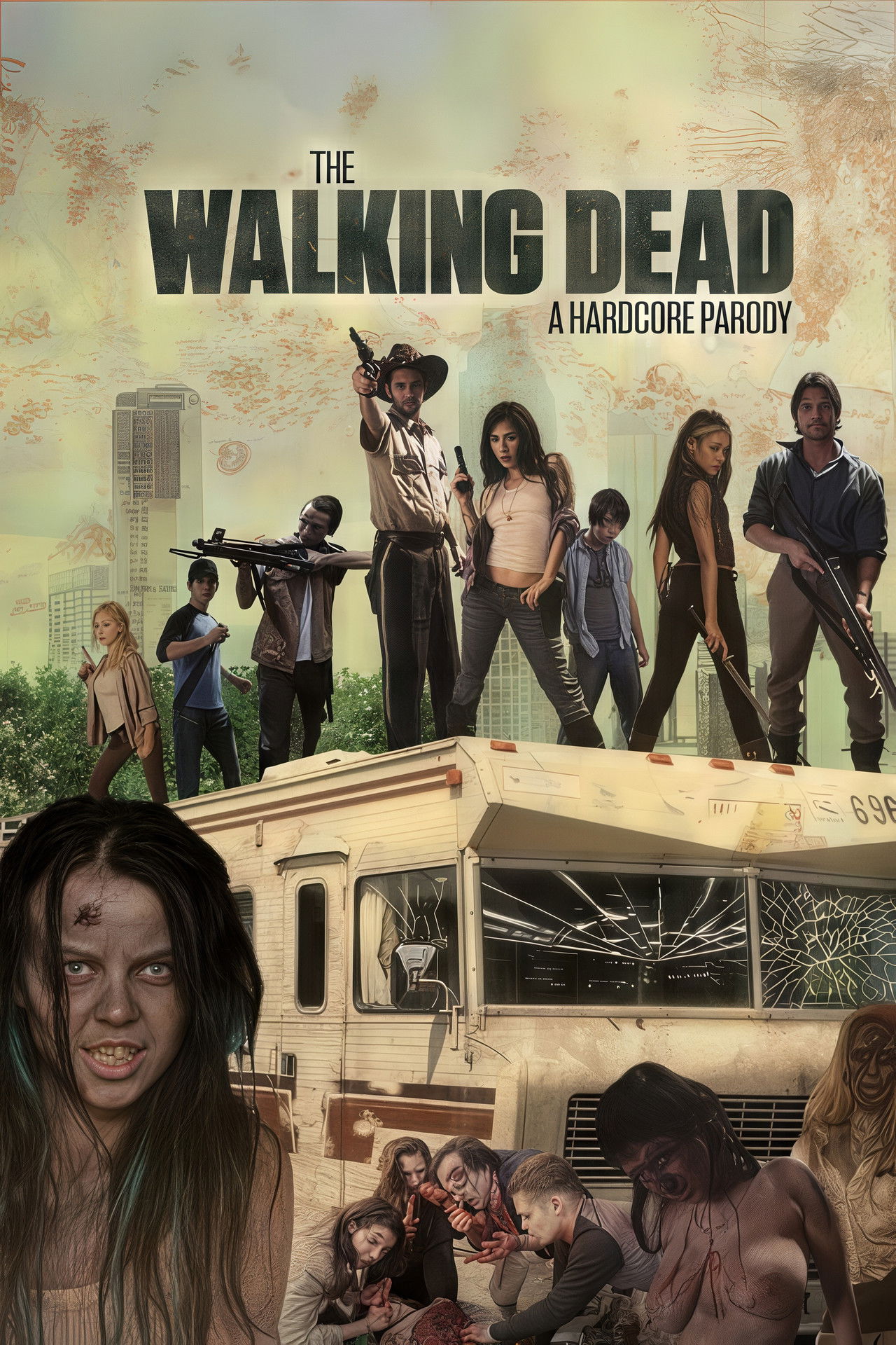 The Walking Dead: A Hardcore Parody Backdrop