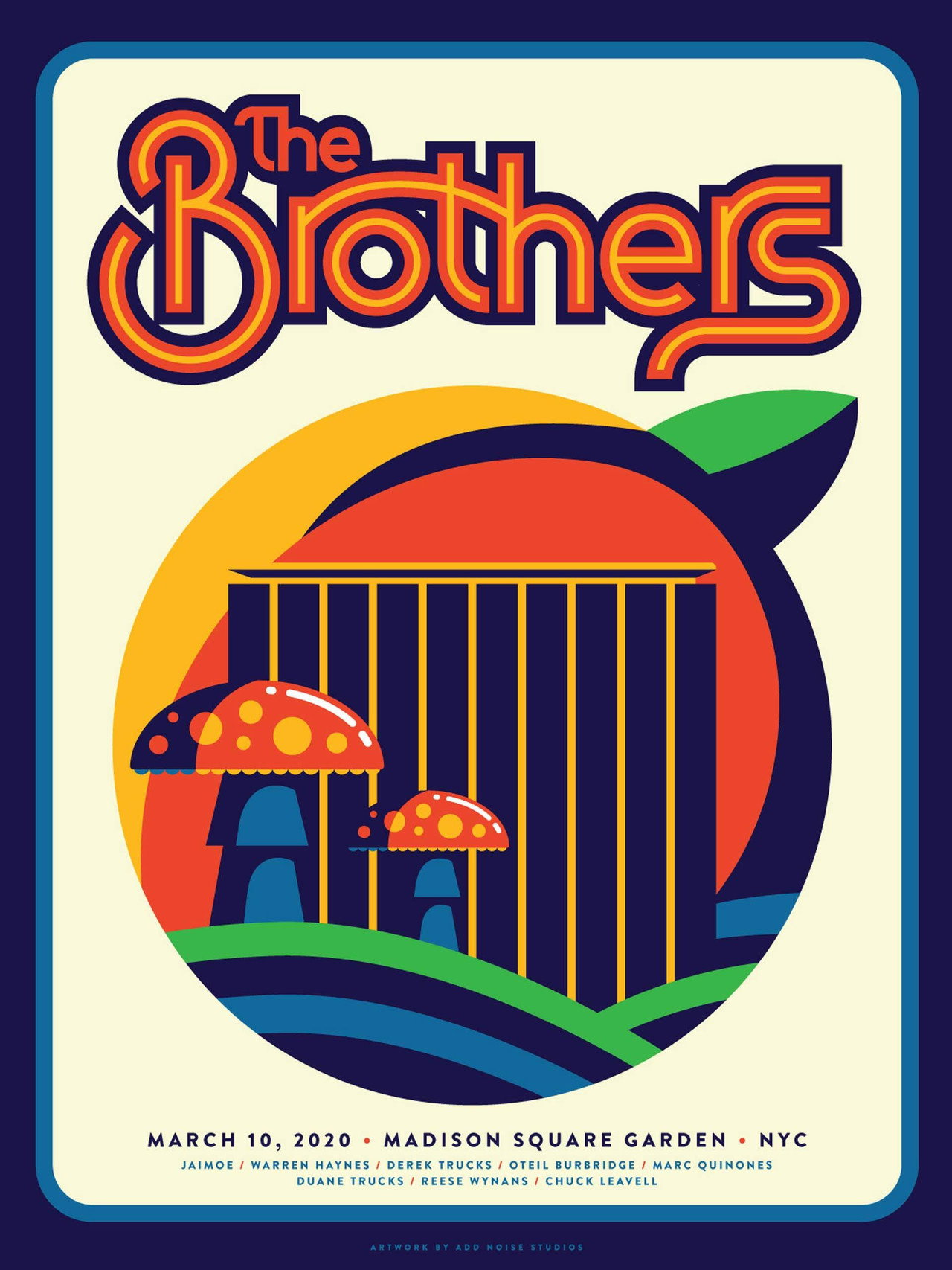 The Brothers - Madison Square Garden 3/10/2020 filmaffisch