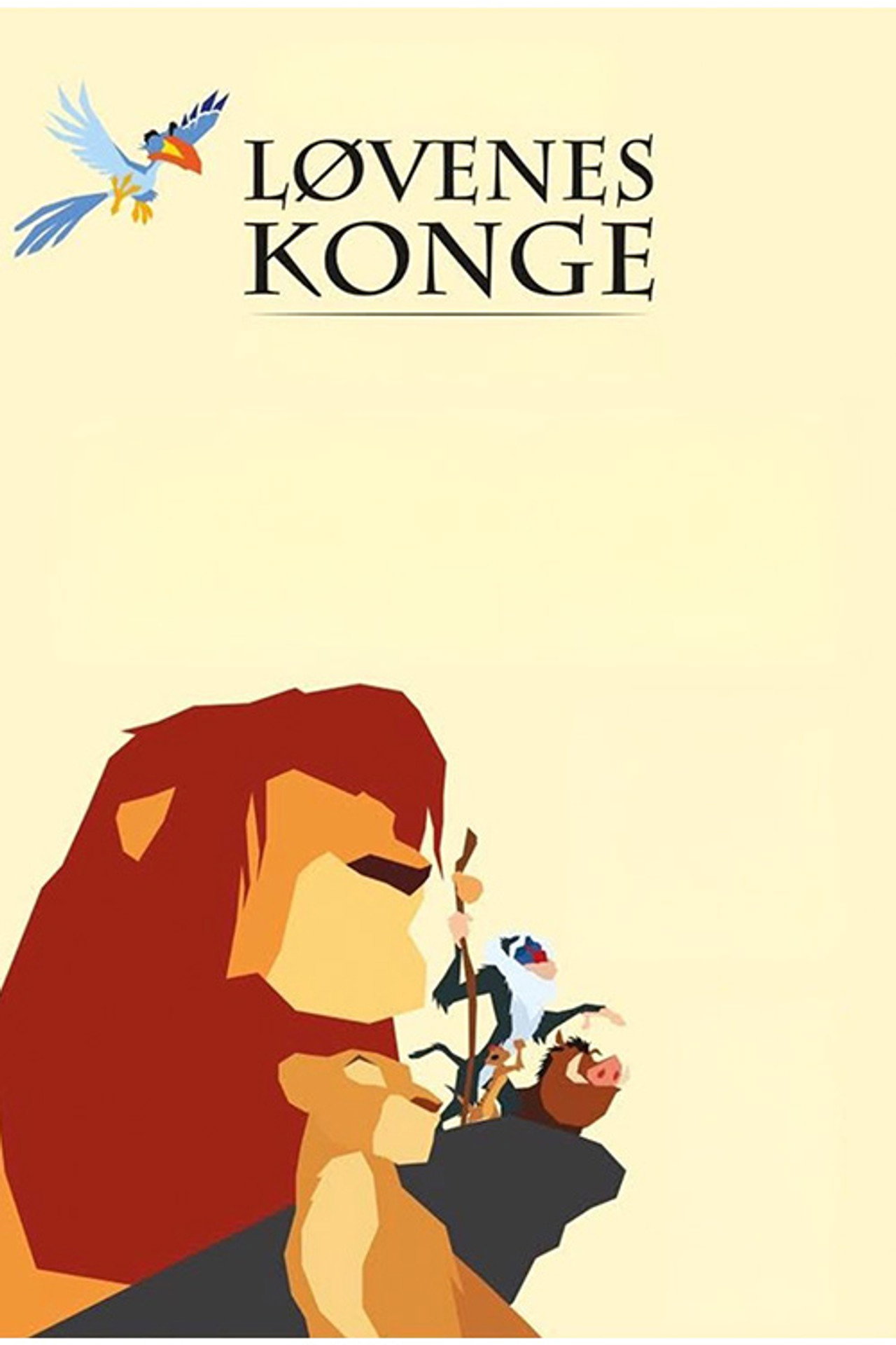 Løvenes Konge Backdrop