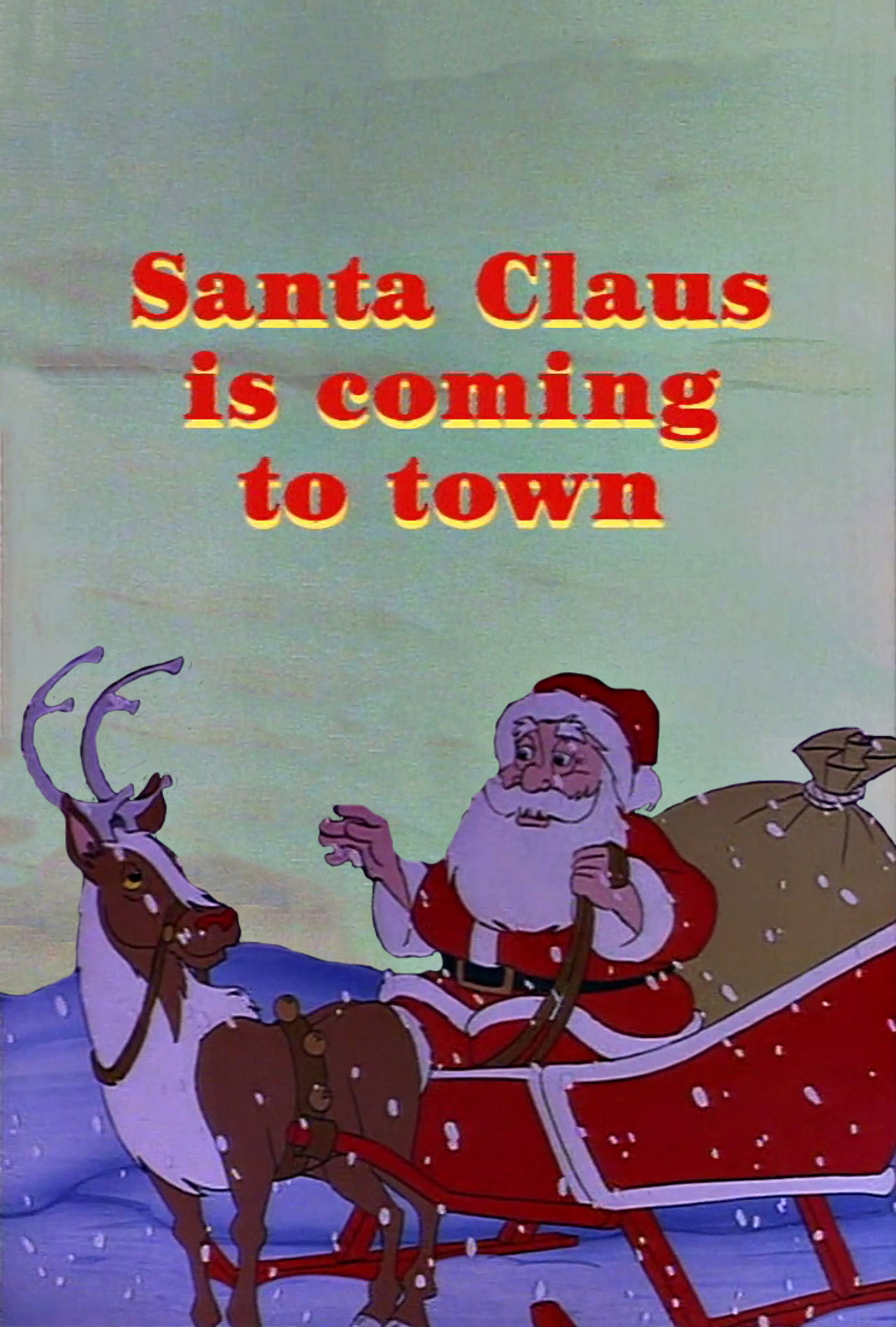 Santa Claus Is Coming to Town Backdrop