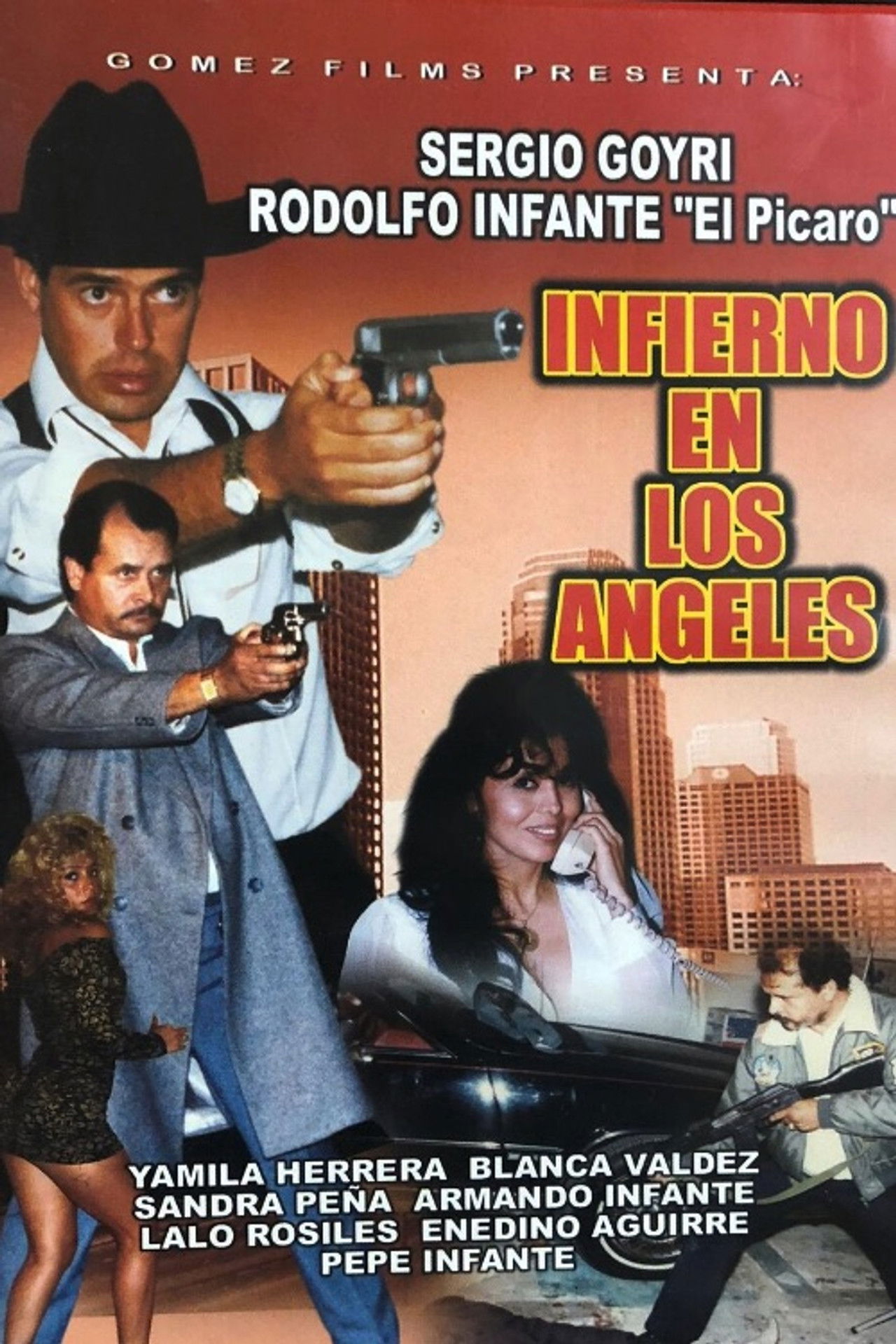 Infierno en Los Angeles Backdrop