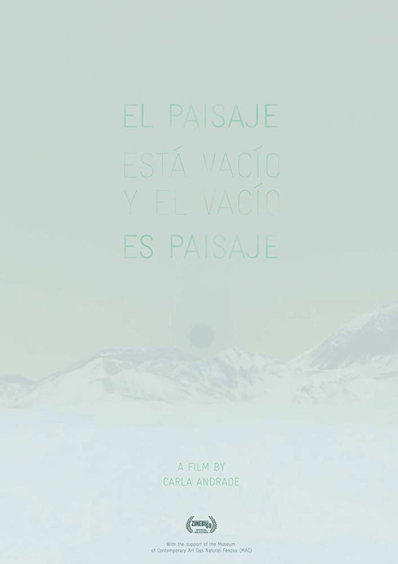 The Landscape Is Empty and Emptiness Is Landscape