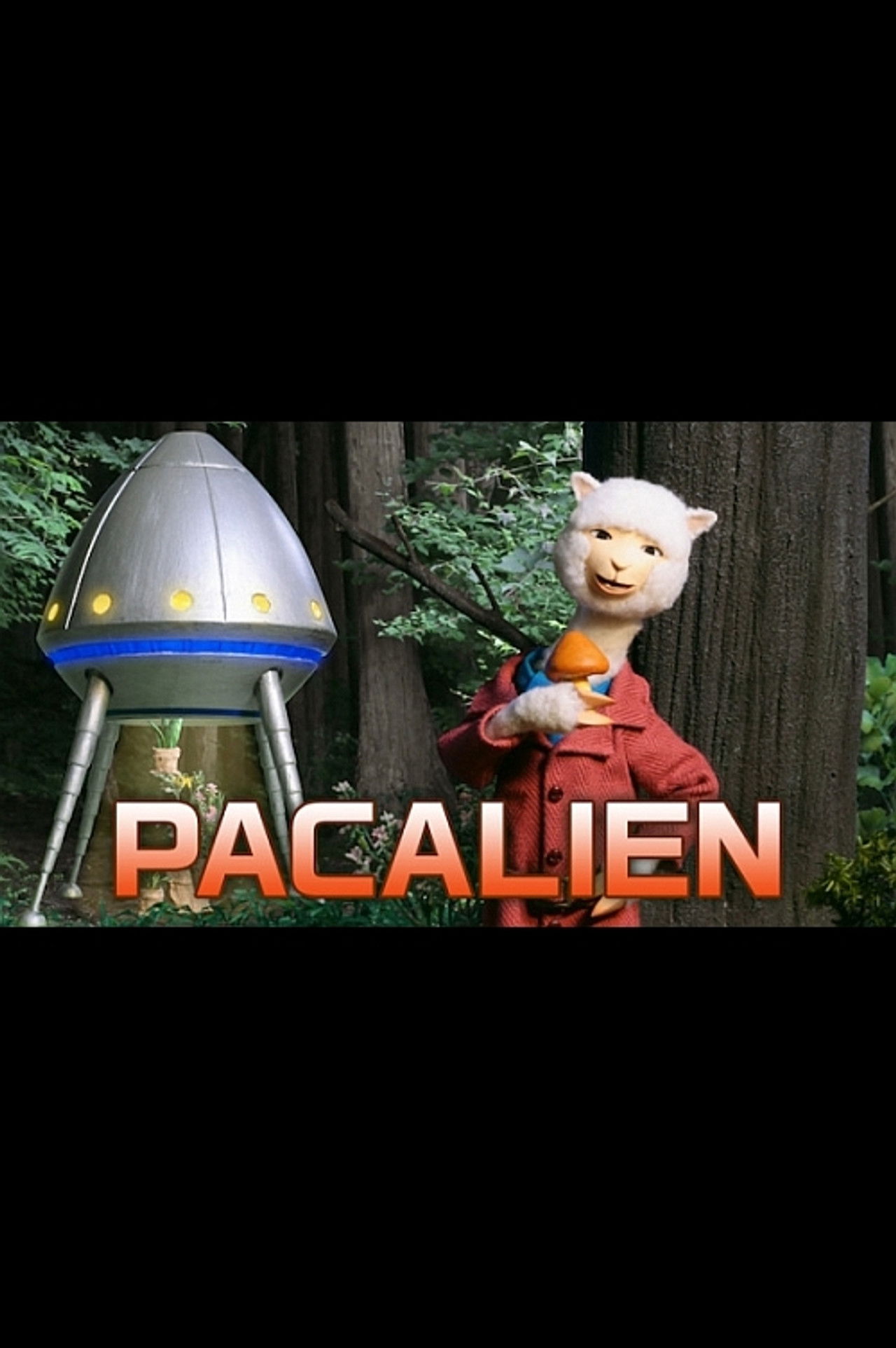 Alpaca Alien: PACALIEN Backdrop