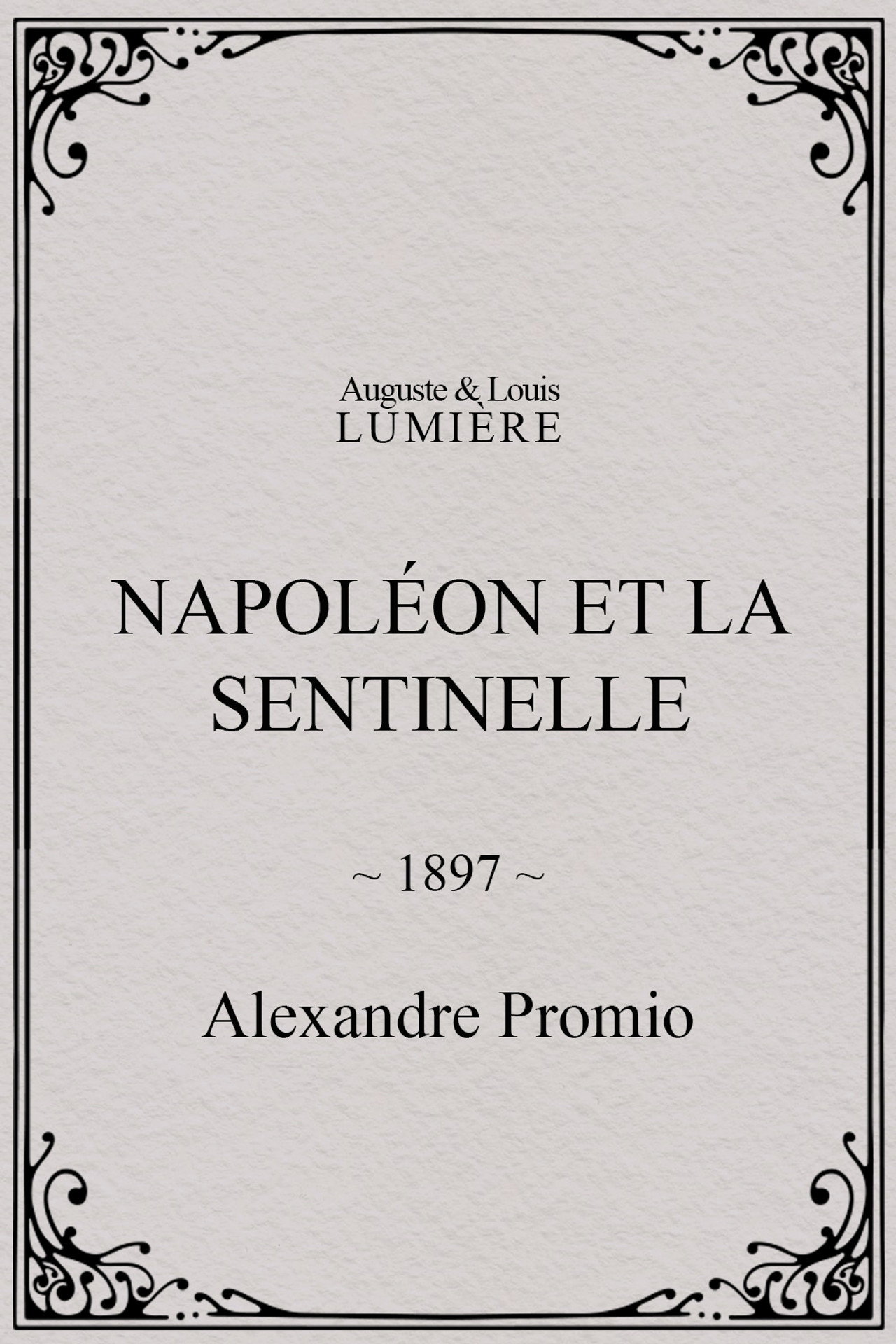 Napoléon et la sentinelle