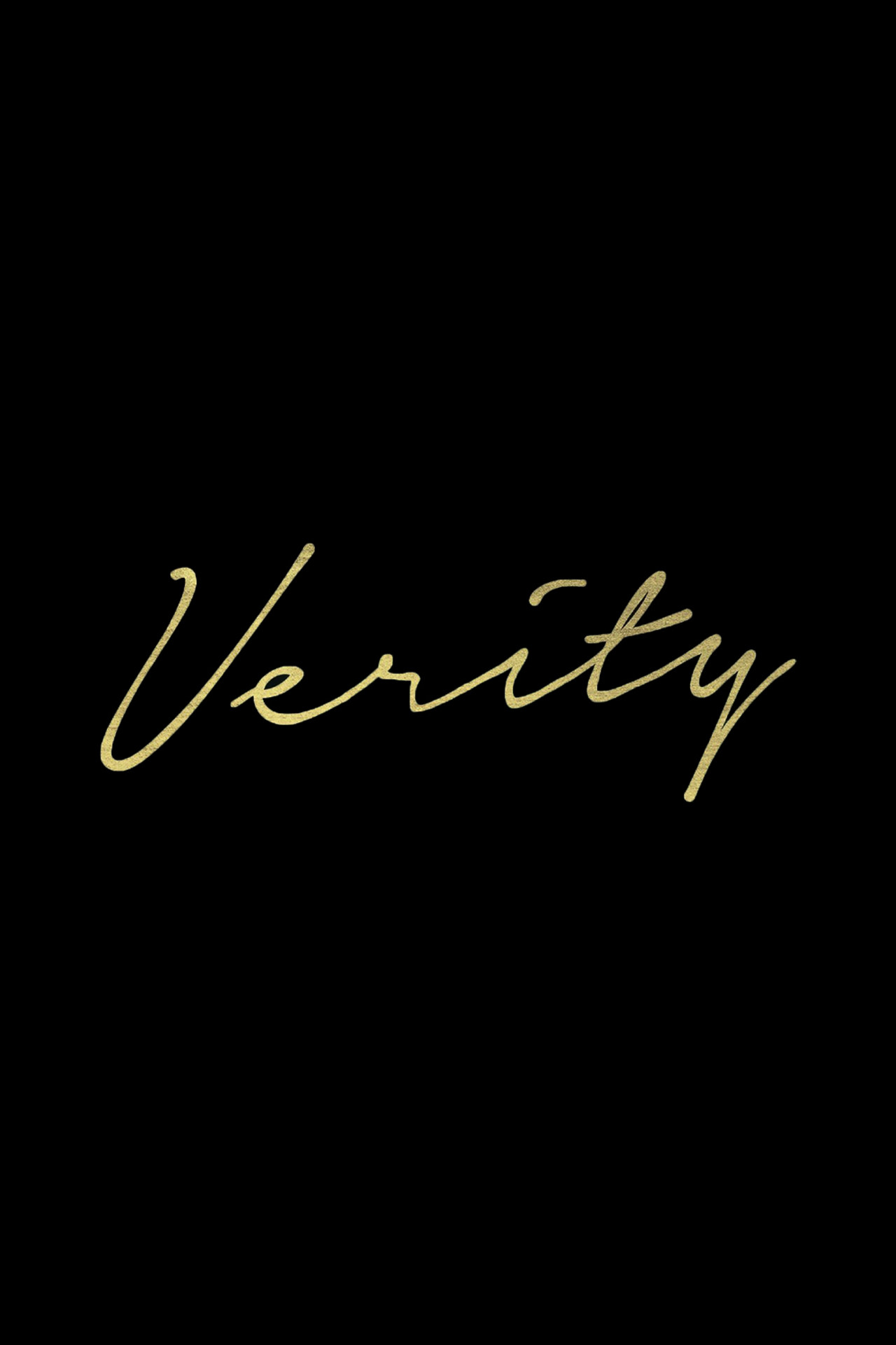 Verity poster