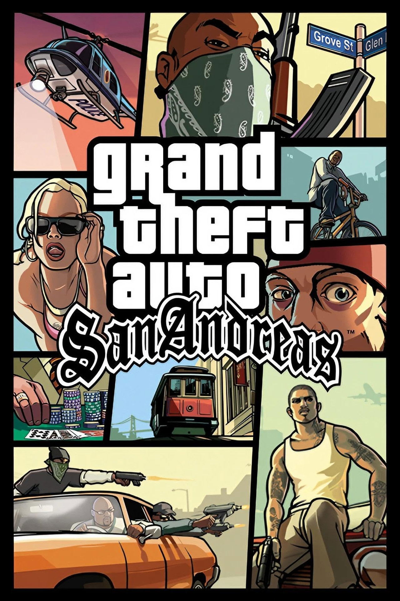 Grand Theft Auto: San Andreas - The Introduction Backdrop
