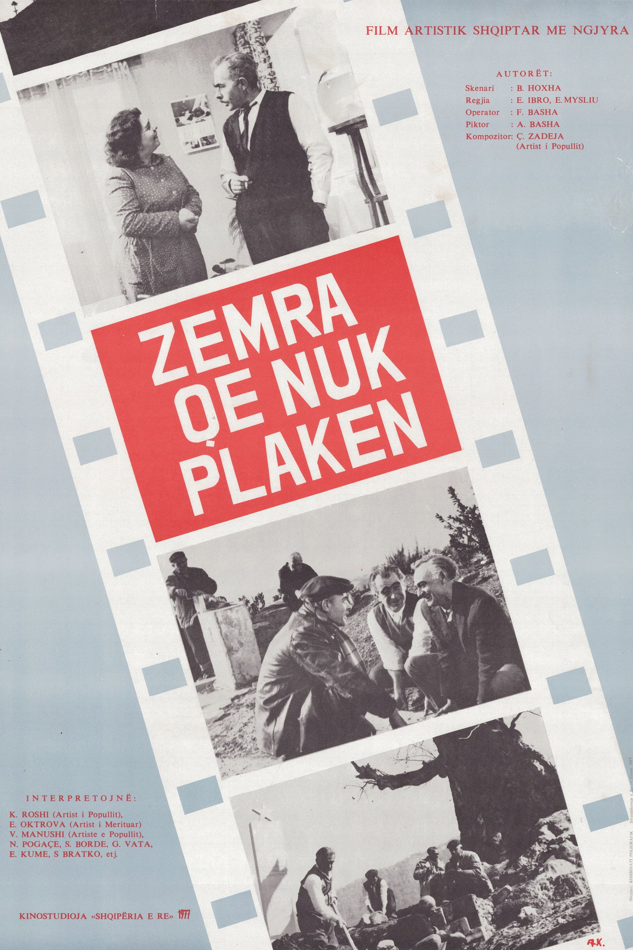 Zemra qe nuk plaken filmaffisch