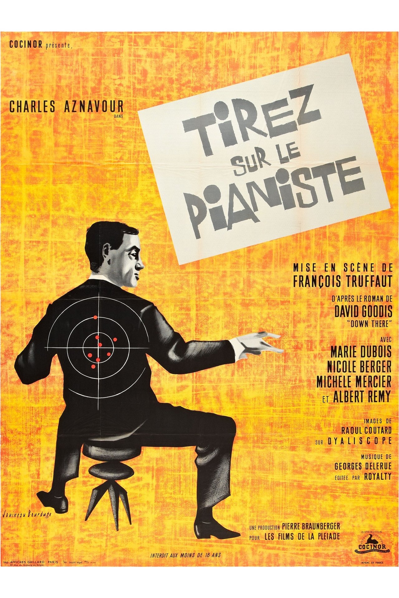 Tirez sur le pianiste poster