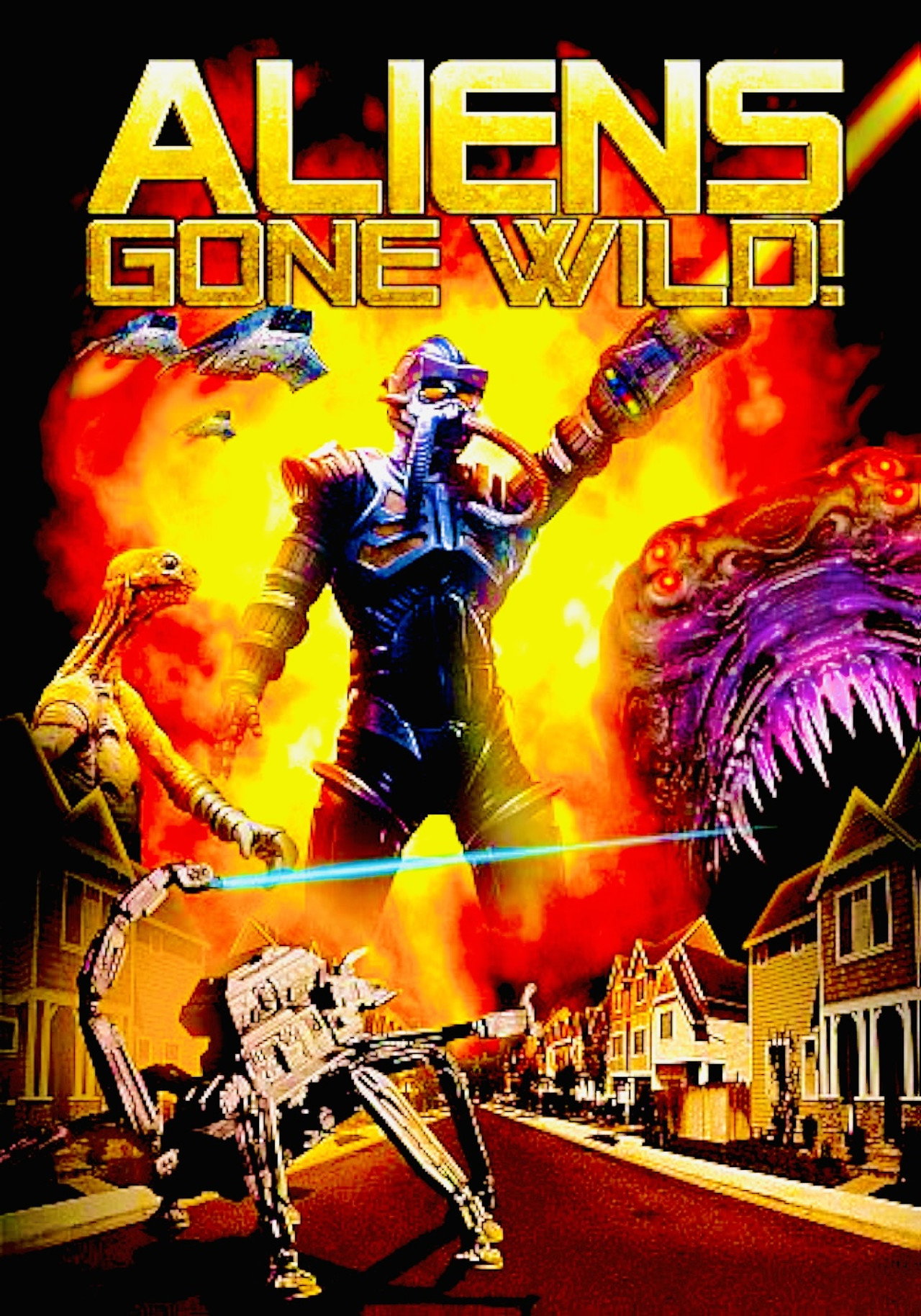 Aliens Gone Wild Backdrop