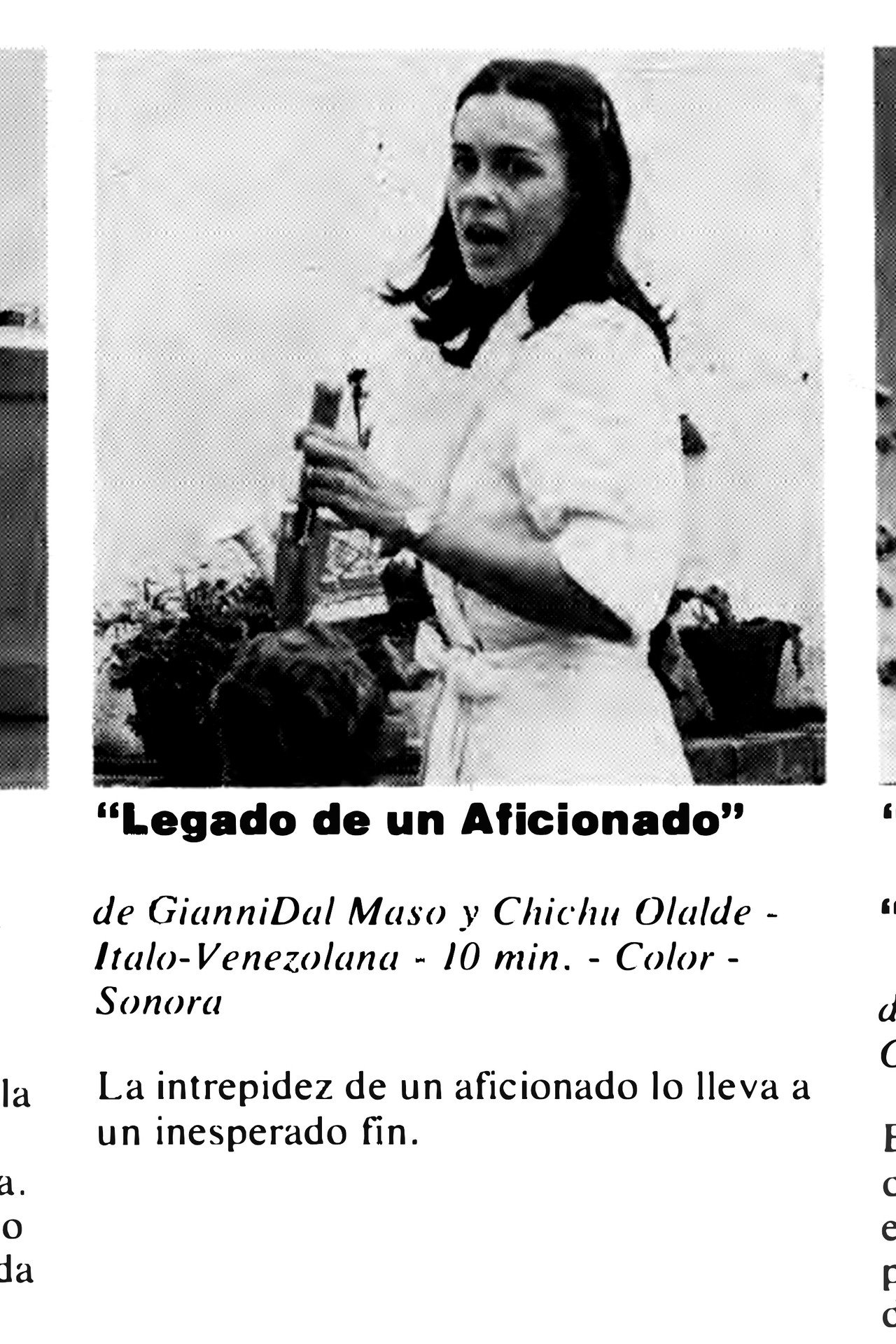 Legado de un aficionado filmaffisch