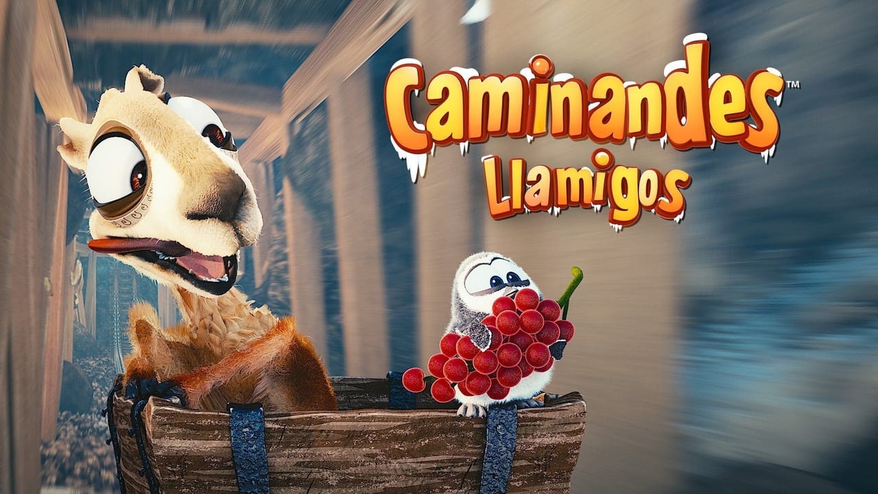 Caminandes:  Llamigos background