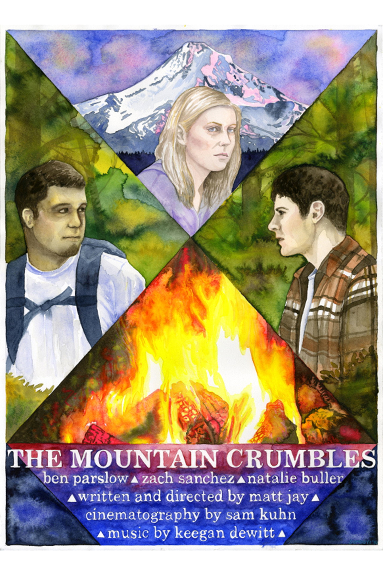 The Mountain Crumbles Backdrop
