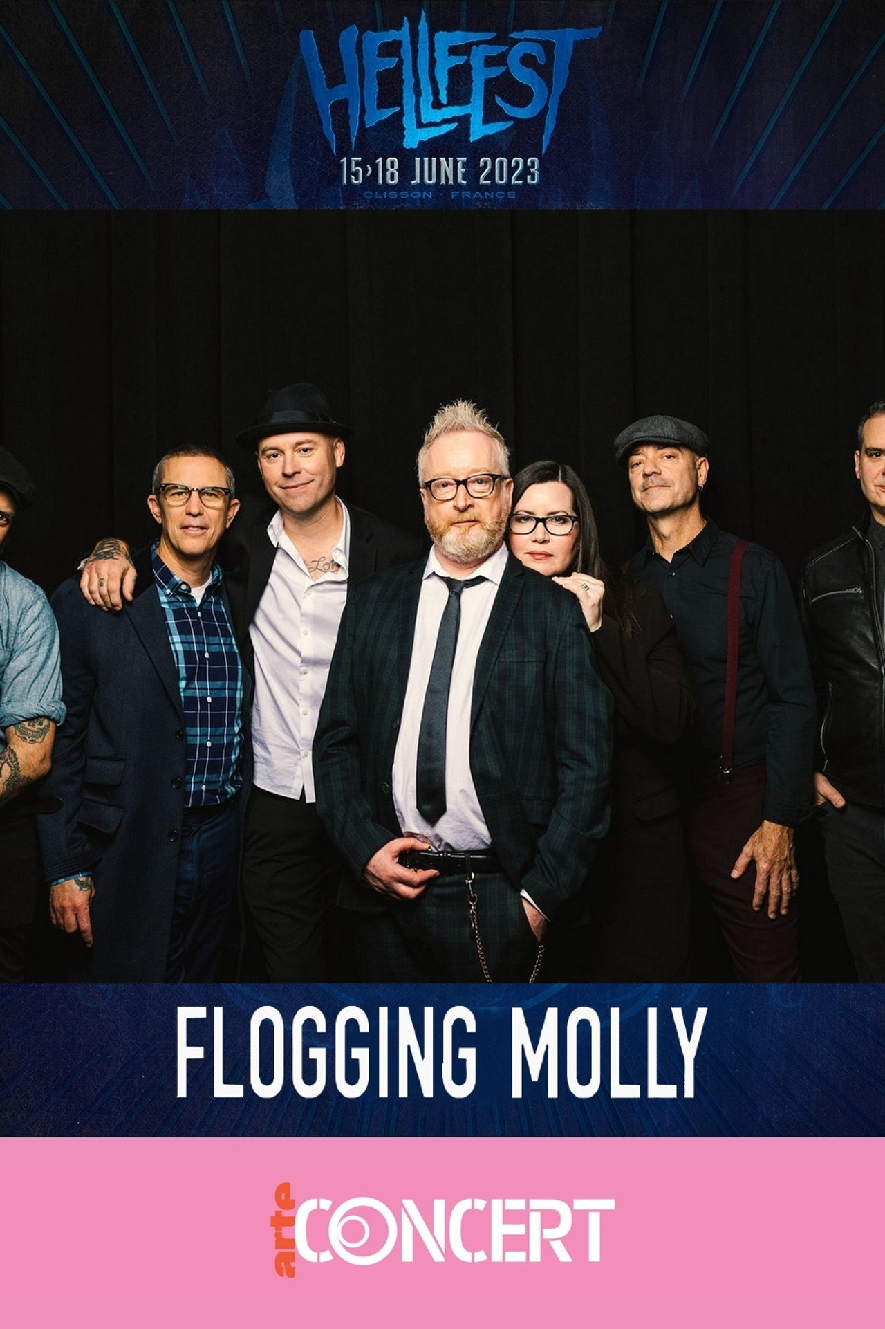 Flogging Molly - Hellfest 2023 filmaffisch