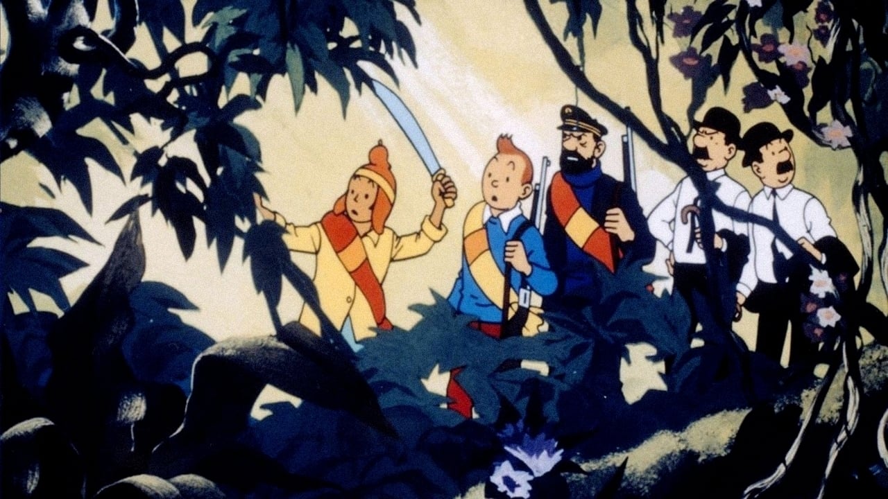 Scen från Tintin - Solens Tempel