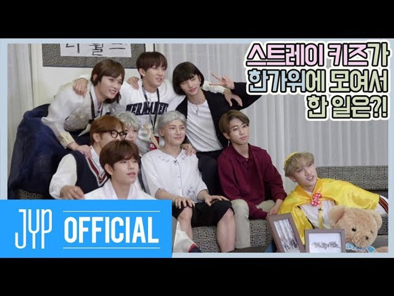 What did Stray Kids do when they gathered during Chuseok?